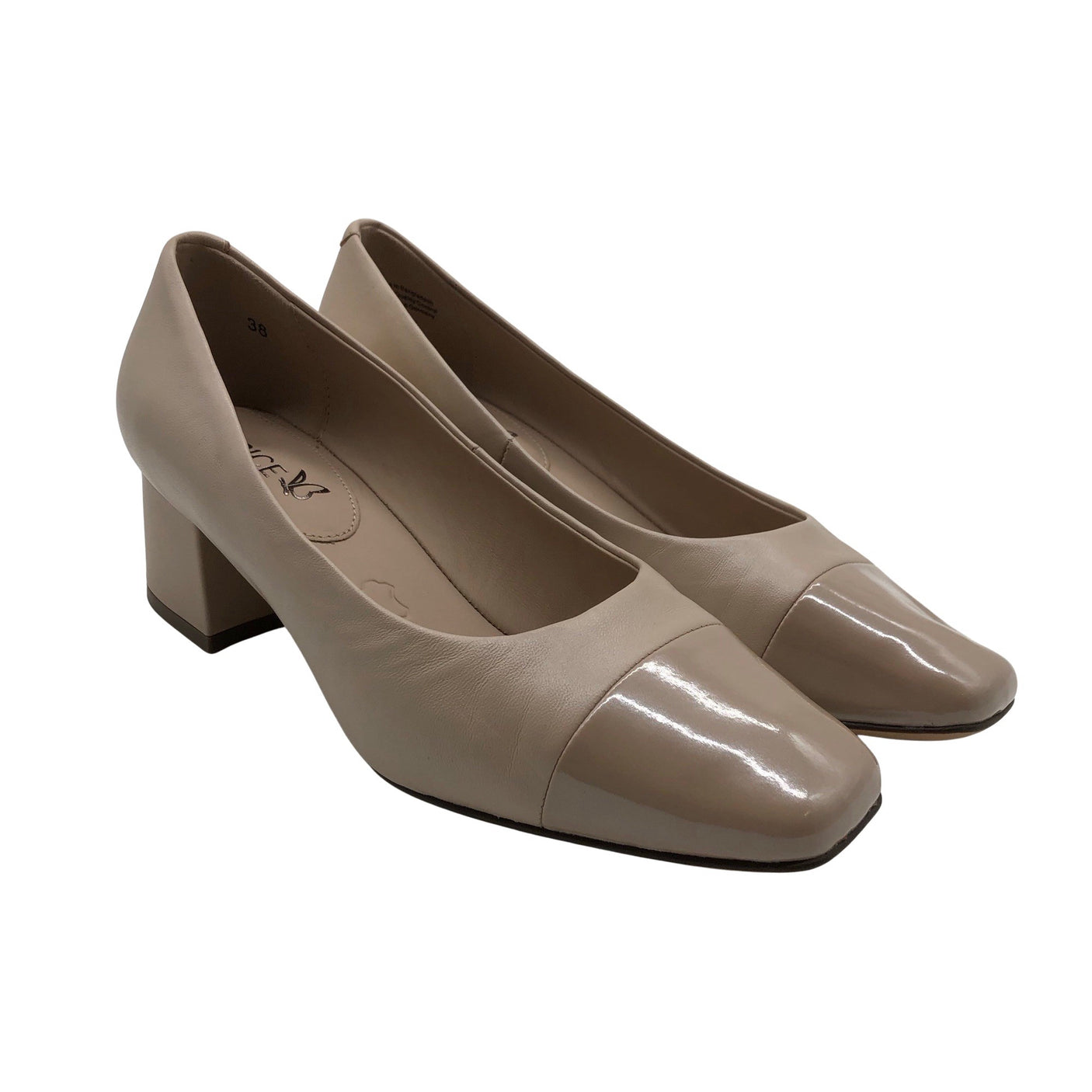 Unisex Caprice - High heels, size 38 - Beige (2)