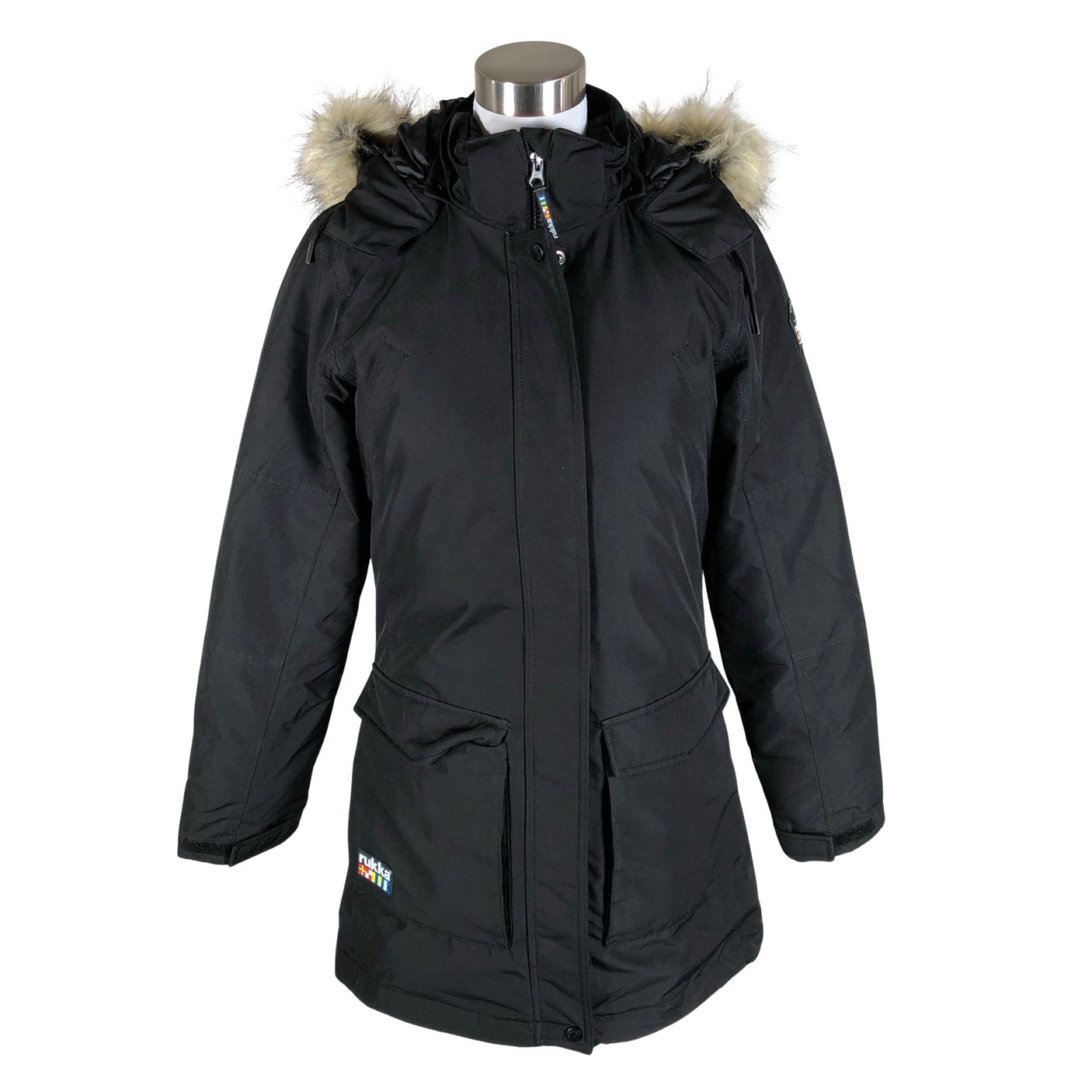 Unisex Rukka - Down jacket, size 36 - Black (1)