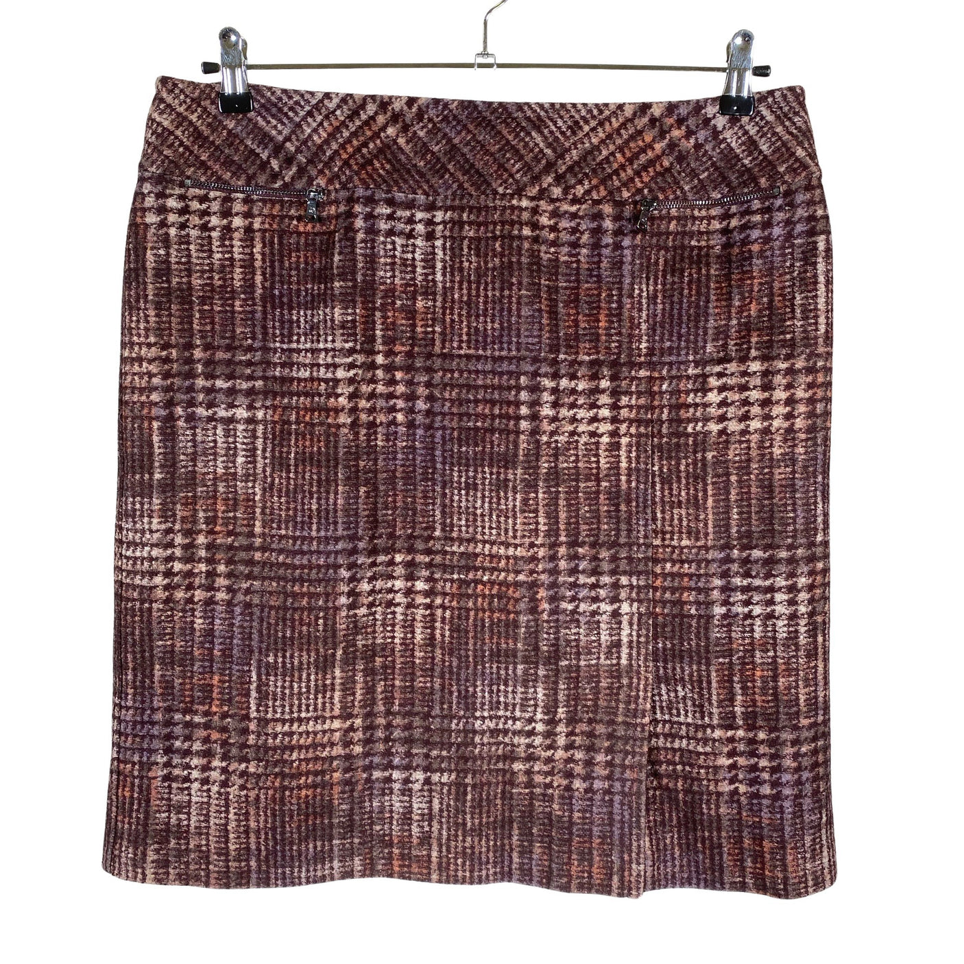 Unisex Gerry Weber - Fabric skirt, size 44 - Wine red (1)