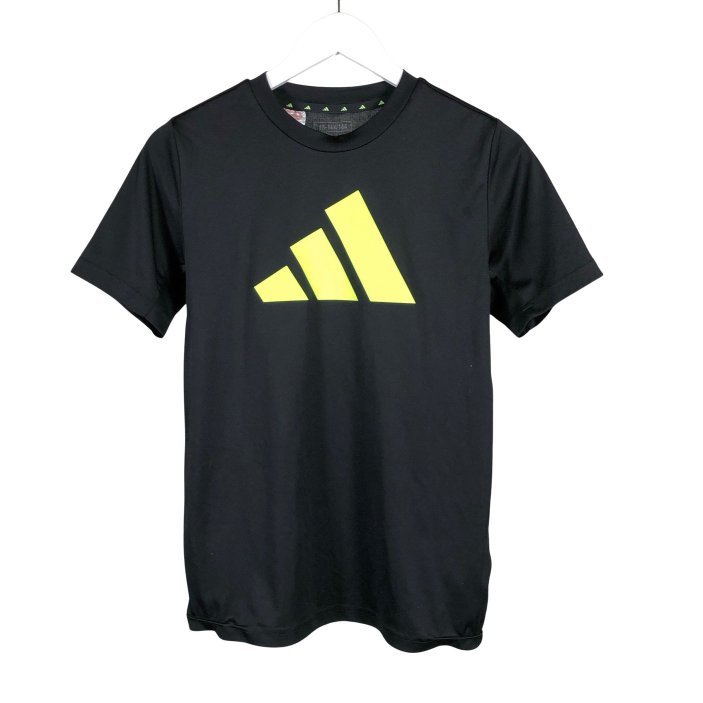 Unisex Adidas - Sports shirt, short sleeve, size 158 - 164 - Black (1)