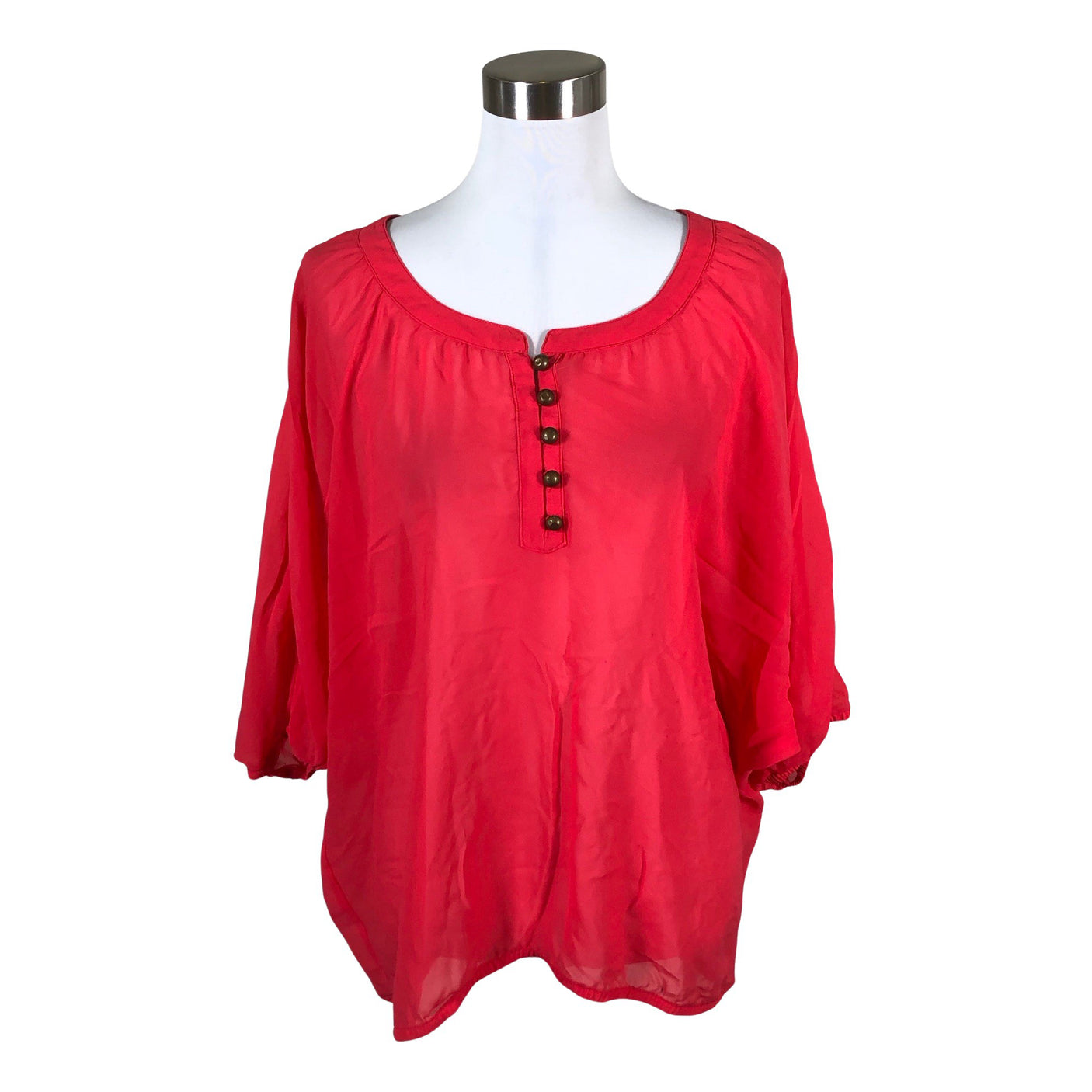 Unisex Philosophy Blues Original - Short-sleeved blouse, size 40 - Red (1)