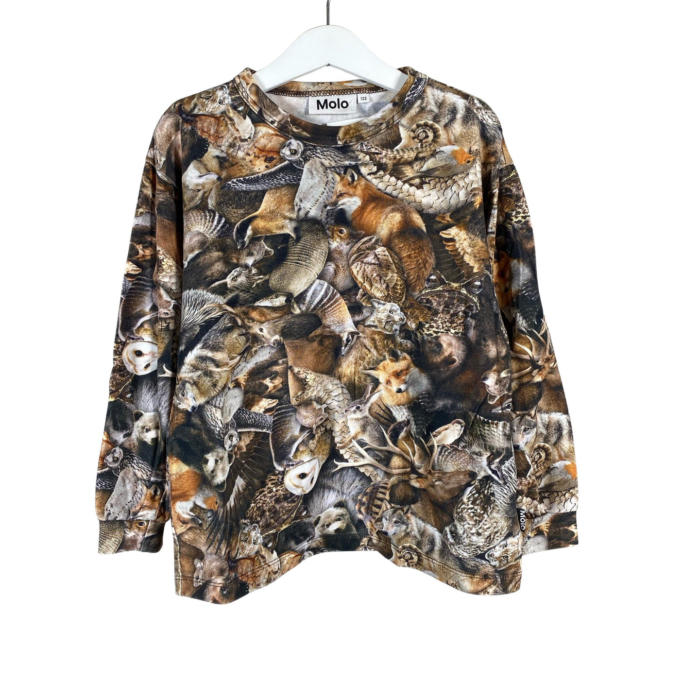 Unisex Molo Kids - Tricot shirt, size 116 - 122 - Brown (1)