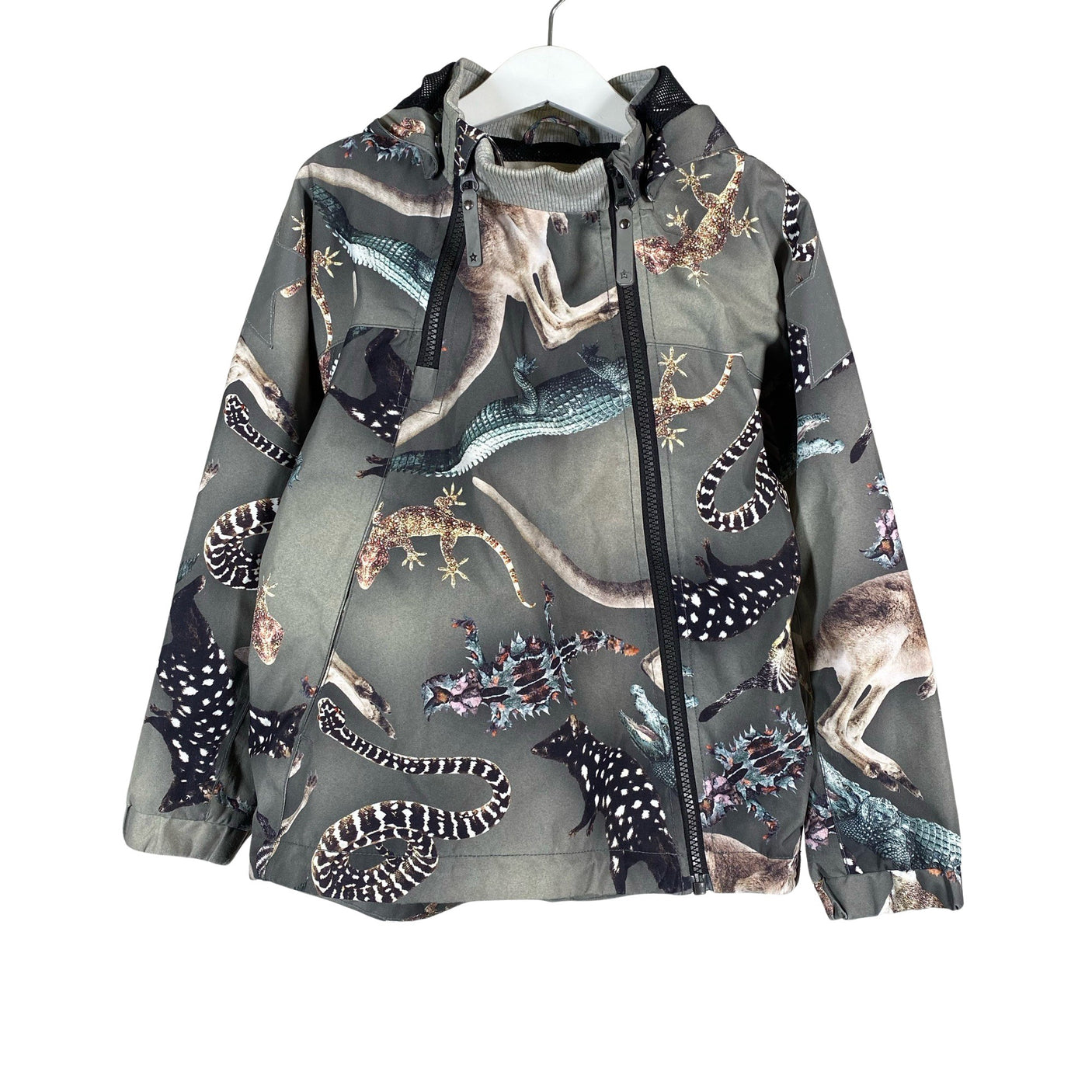 Unisex Molo Kids - Spring/Fall jacket, size 116 - 122 - Green (1)