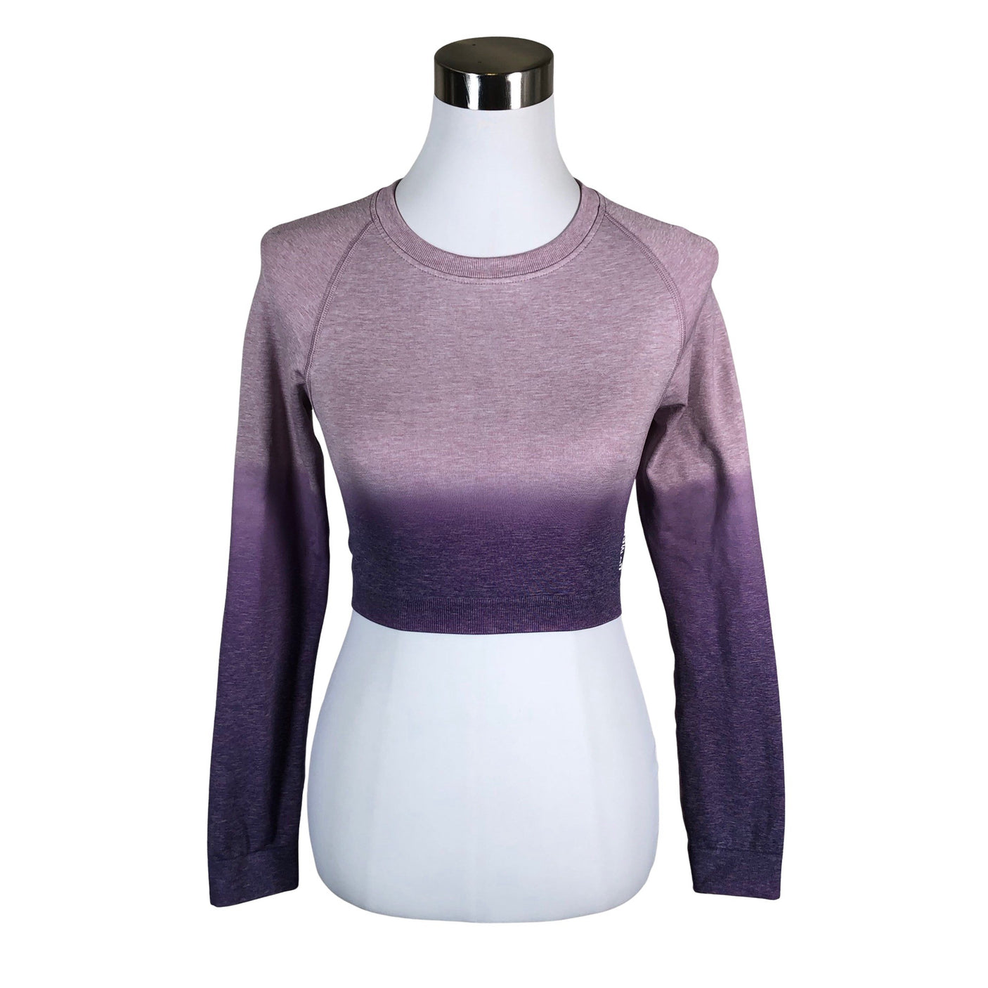 Unisex Gymshark - Sports shirt, long sleeve, size 38 - Violet (1)