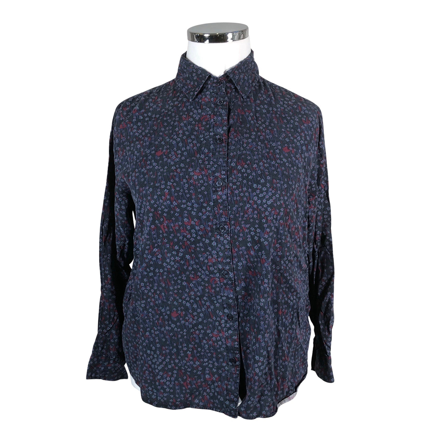 Unisex &Other Stories - Collared shirt, size 42 - Blue (1)