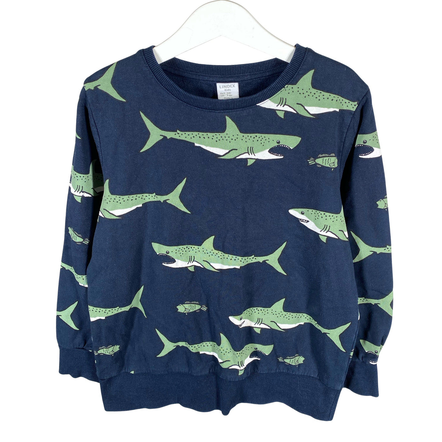 Unisex Lindex - Sweatshirt, size 122 - 128 - Blue (1)
