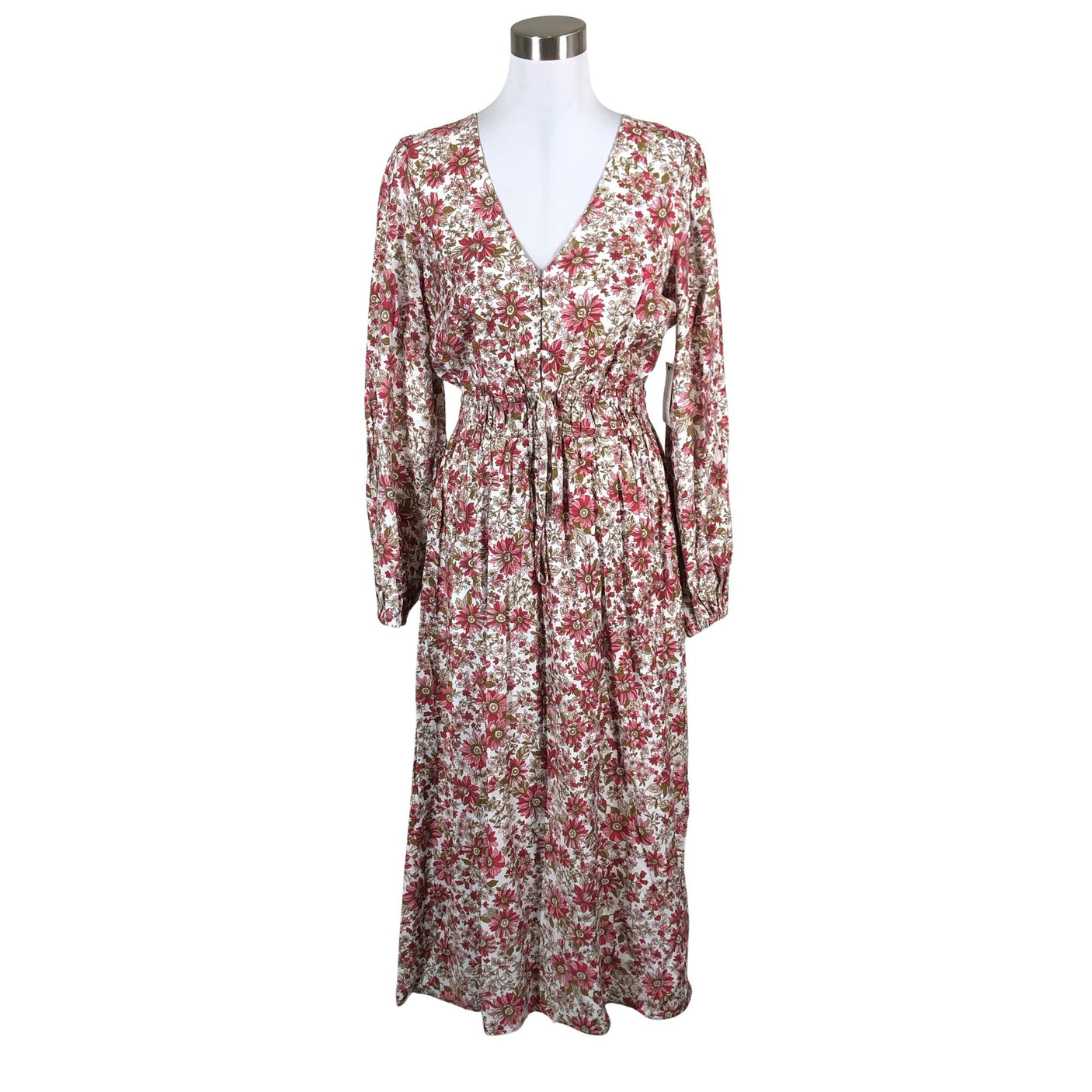 Unisex The Fated - Schiffon dress, size 38 - Brown (1)