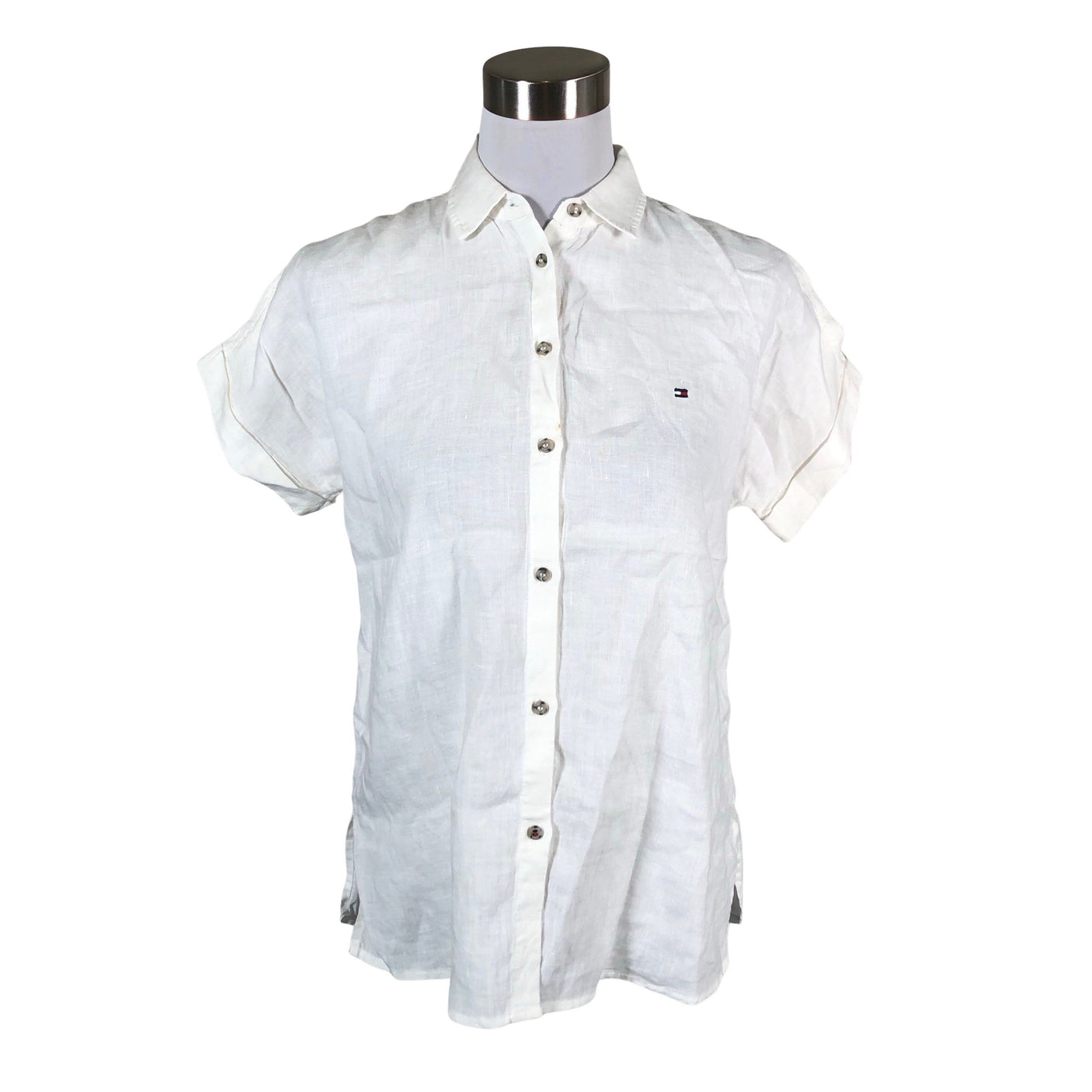 Unisex Tommy Hilfiger - Short-sleeved blouse, size 32 - White (1)