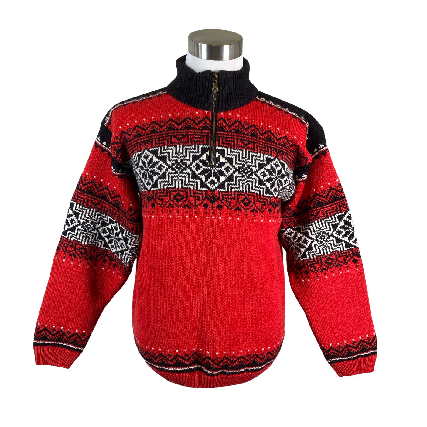 Unisex Norwool - Sweater, size M - Red (1)