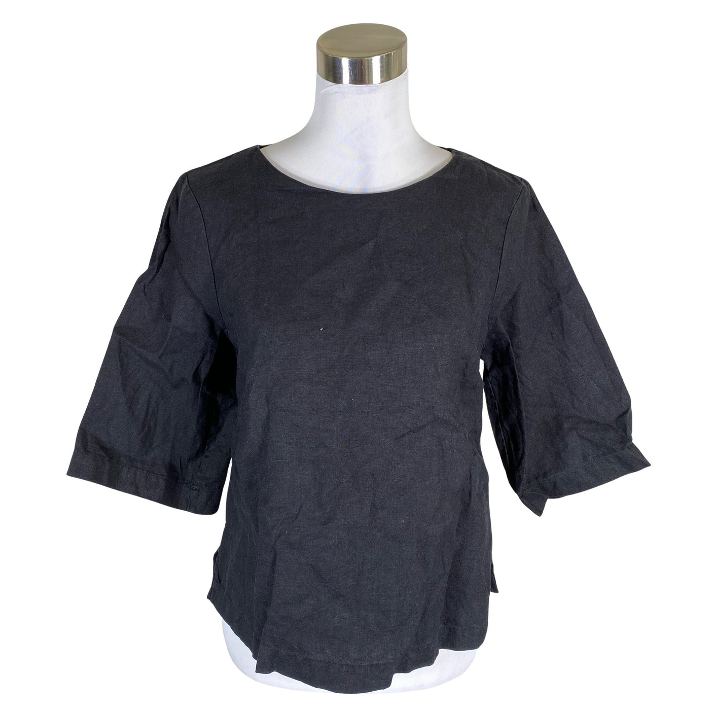 Unisex R-collection - Short-sleeved blouse, size 36 - Black (1)