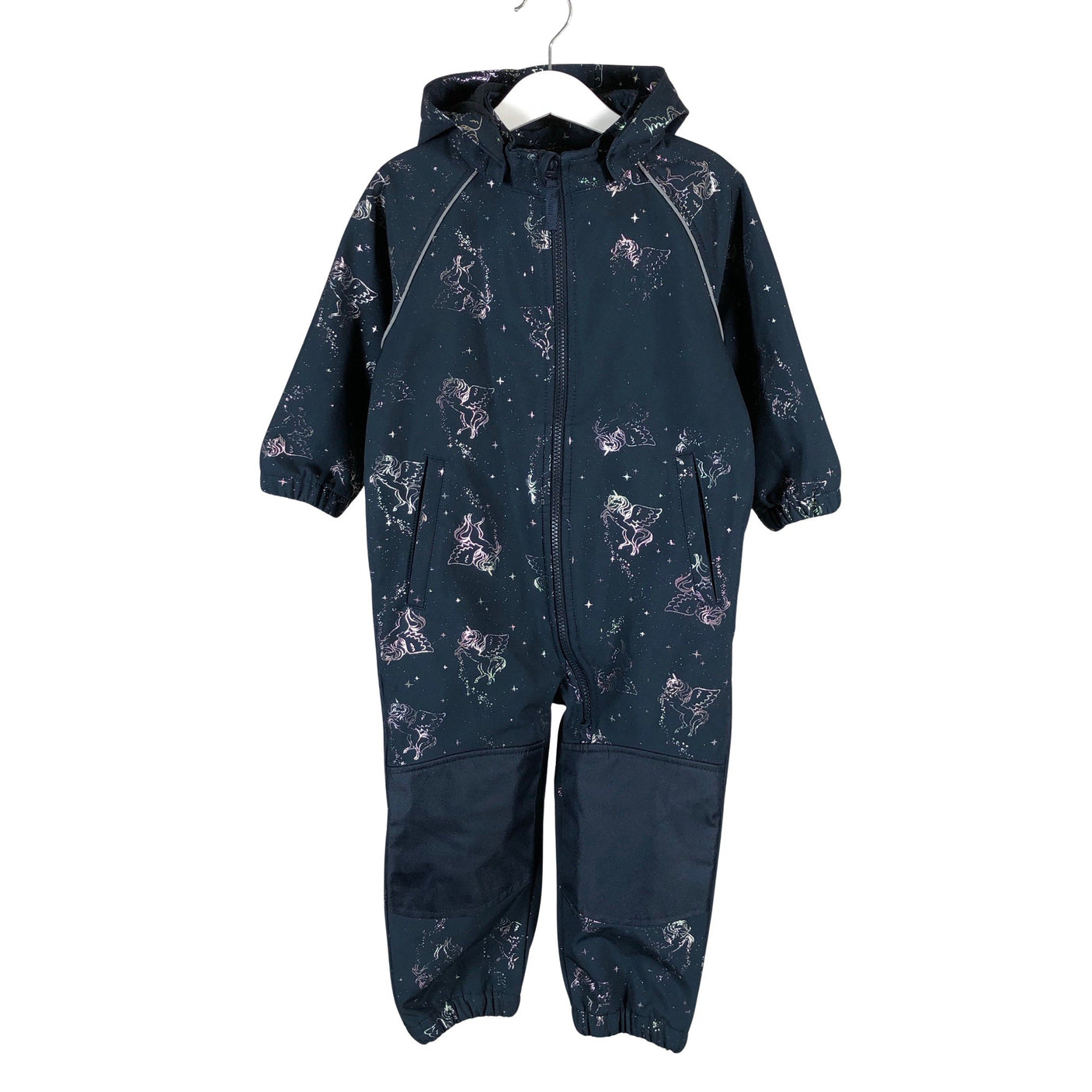 Unisex Name It - Soft shell jumpsuit, size 134 - 140 - Blue (1)
