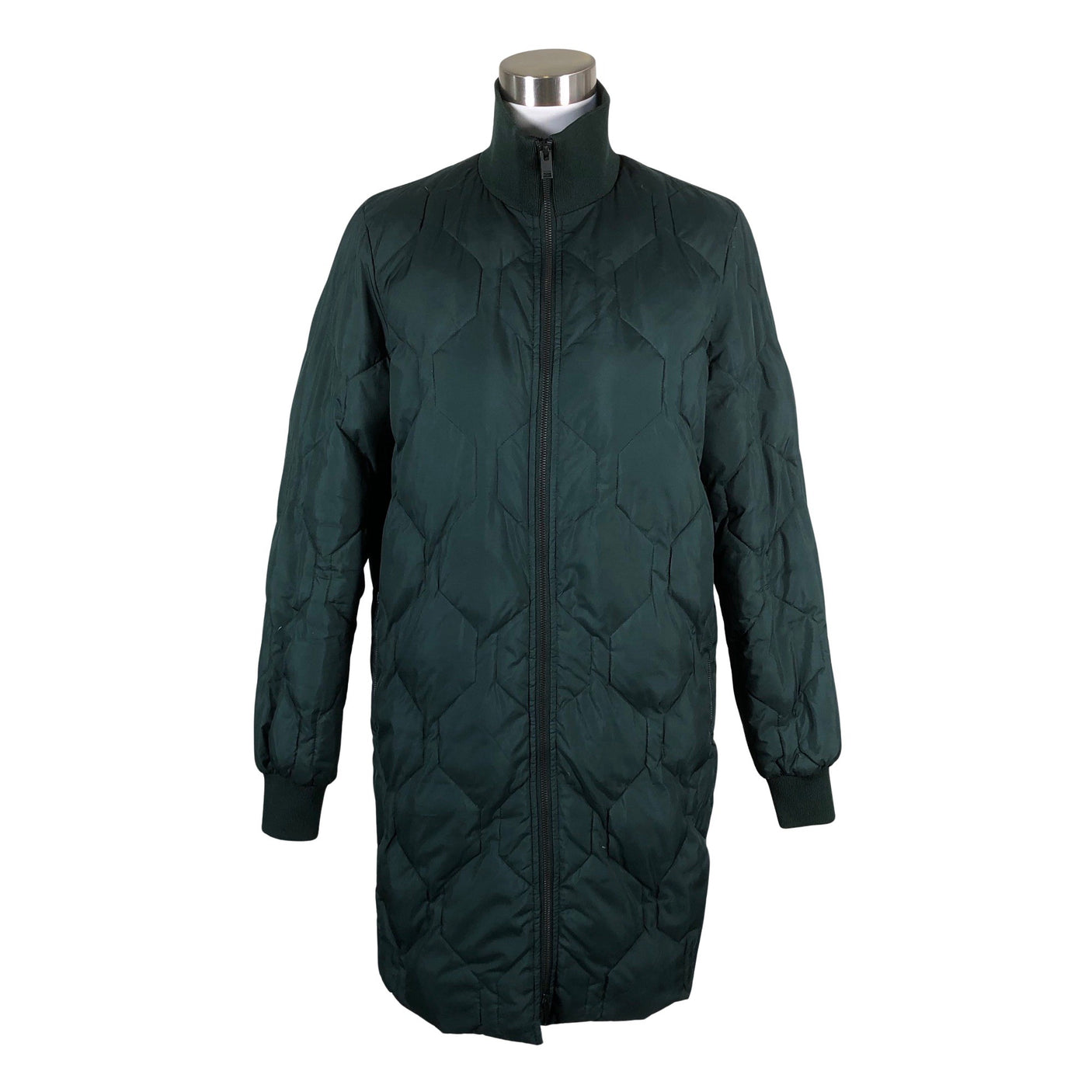 Unisex Selected - Down jacket, size 36 - Green (1)