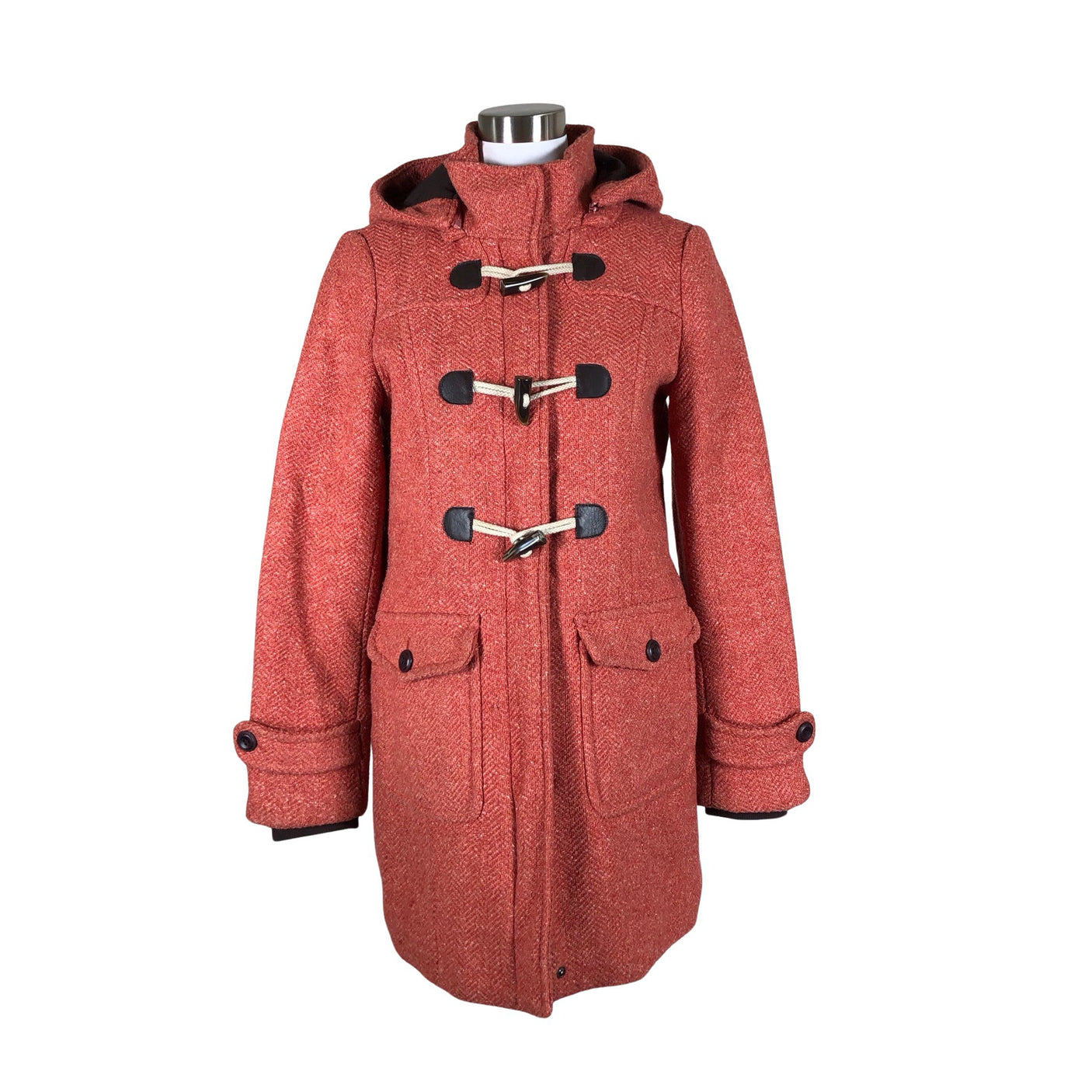 Unisex Esprit - Wool coat, size 40 - Orange (1)