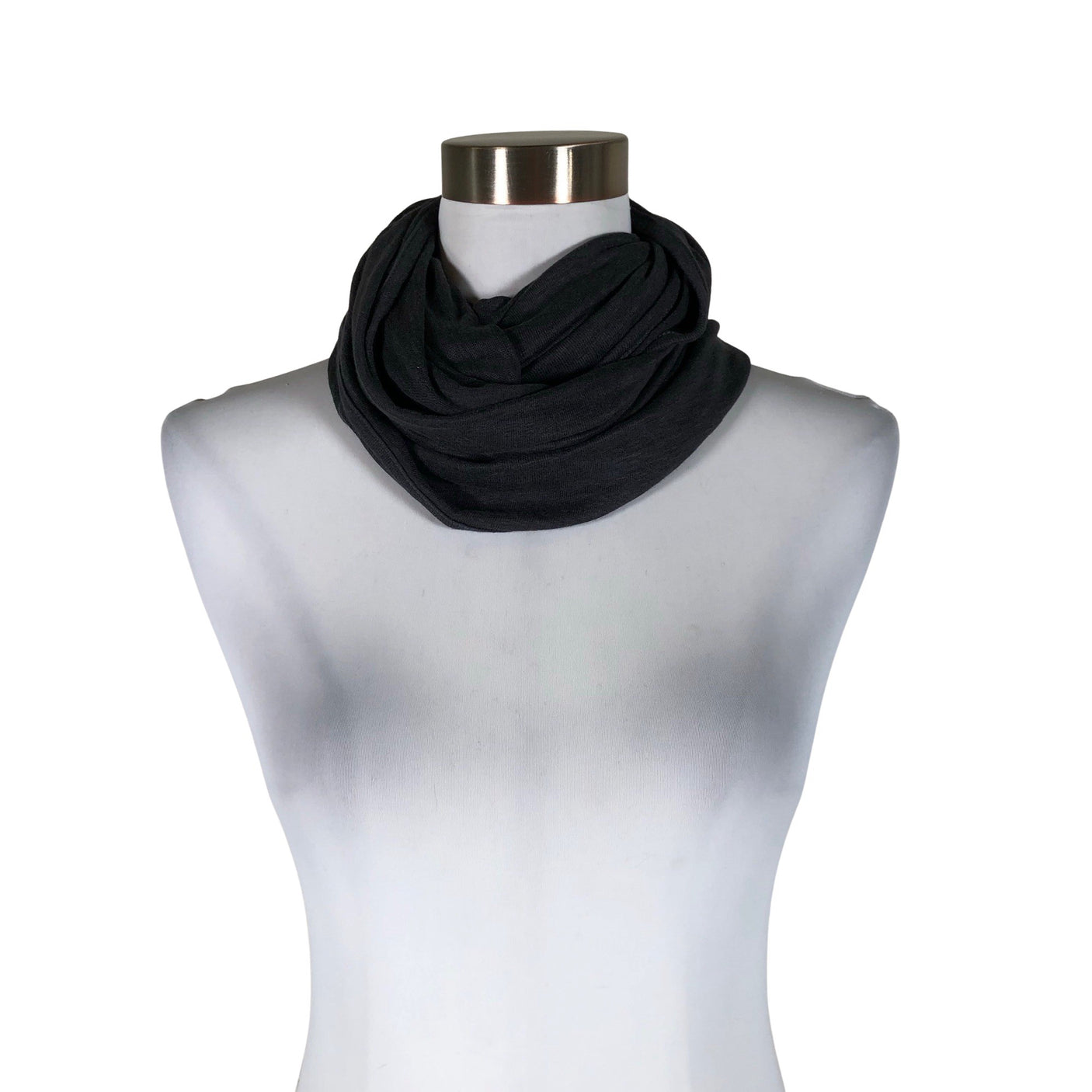 Unisex Puuvillatehdas - Circle scarf, size Midi - Gray (1)