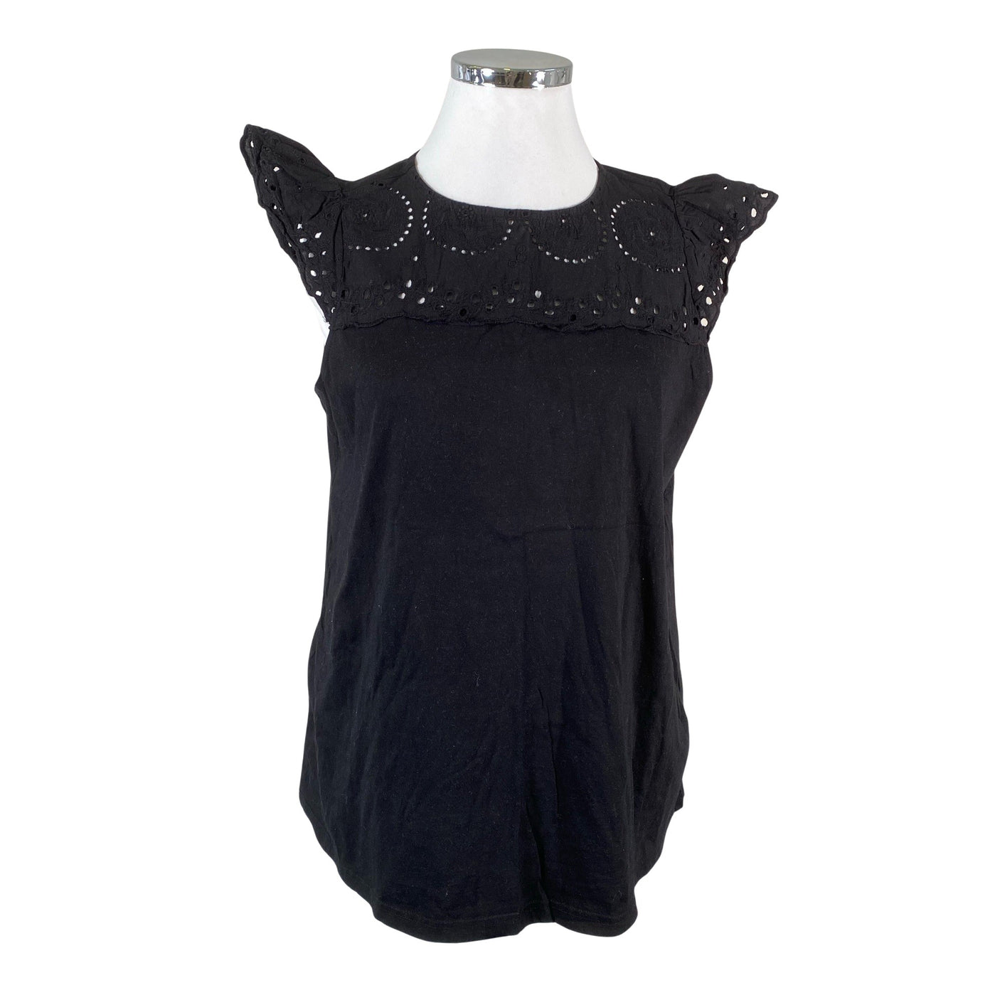Unisex Zizzi - Short-sleeved blouse, size 46 - Black (1)