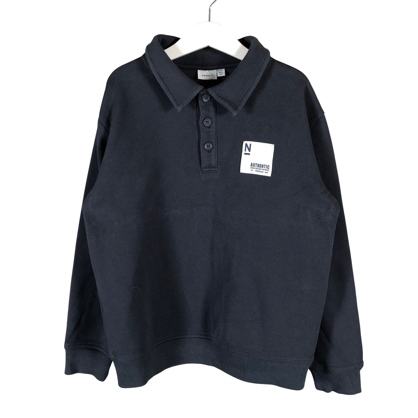 Unisex Name It - Polo shirt, size 134 - 140 - Gray (1)
