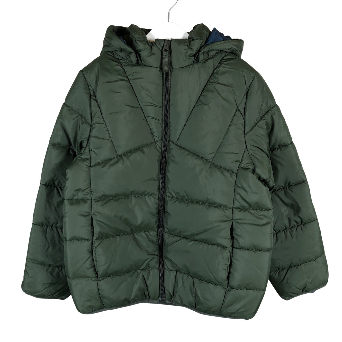 Unisex Name It - Winter jacket, size 134 - 140 - Green (1)