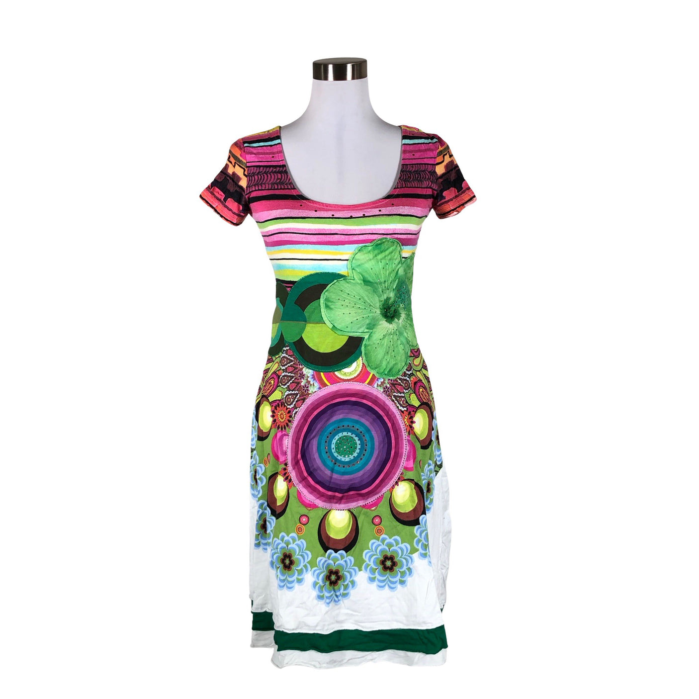 Unisex Desigual - Tricot dress, size 36 - Pink (1)