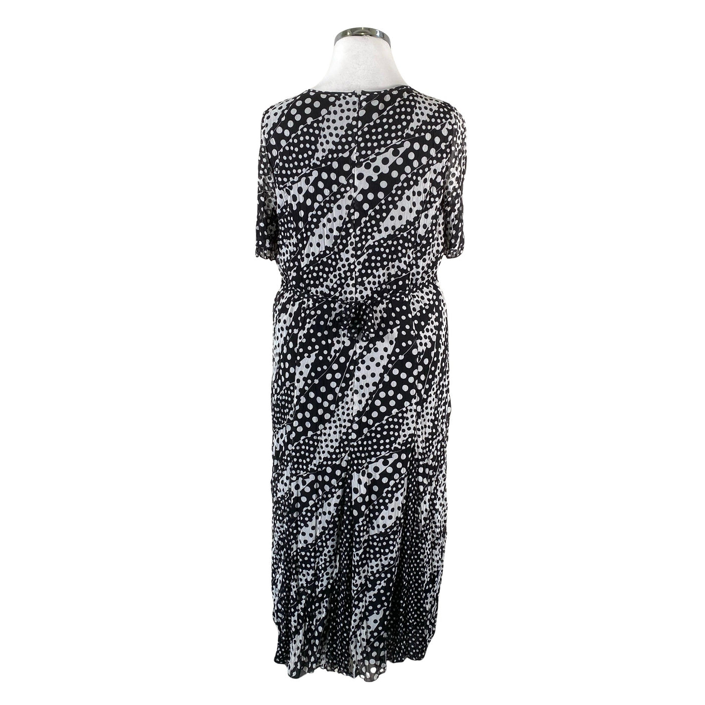 Unisex Gelco - Schiffon dress, size 46 - Black (2)