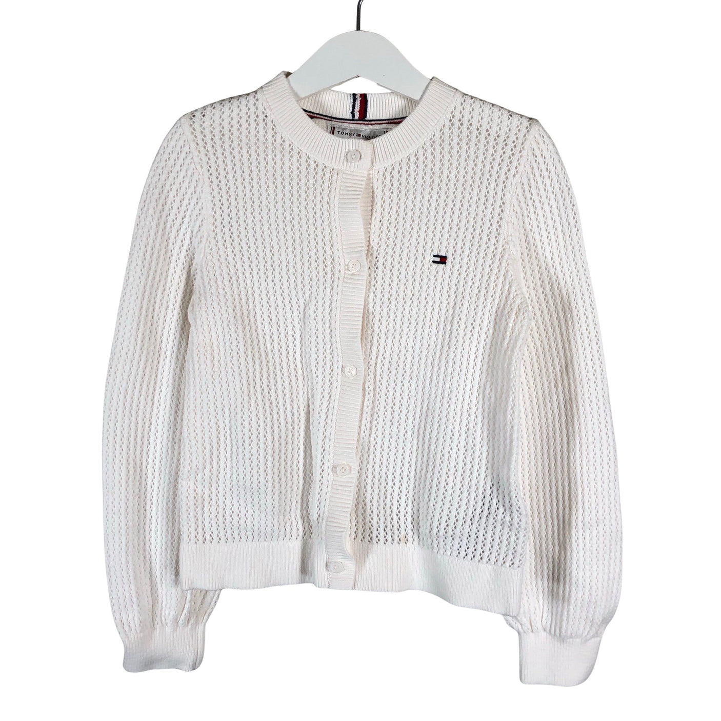 Unisex Tommy Hilfiger - Cardigan, size 122 - 128 - Natural white (1)
