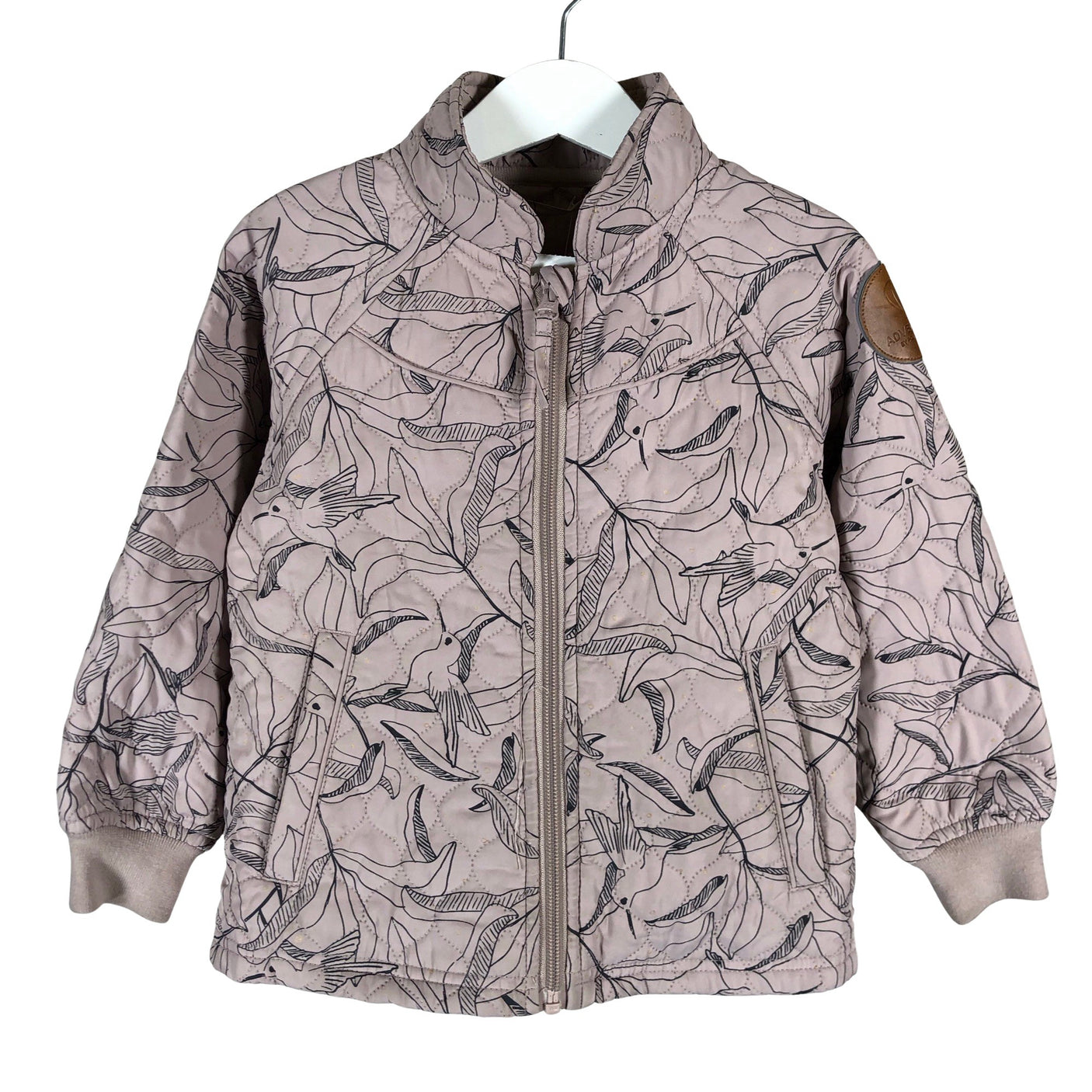 Unisex POMPdeLUX - Quilted jacket, size 98 - 104 - Violet (1)