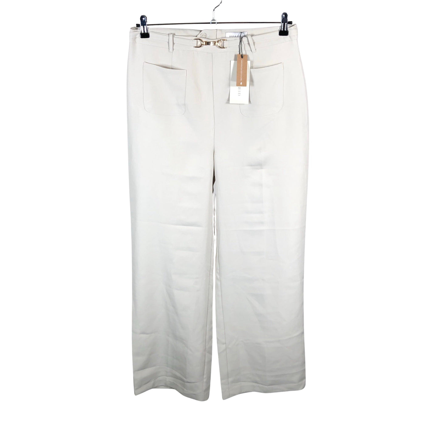 Unisex Anna Field - Straight leg trousers, size 44 - Beige (1)