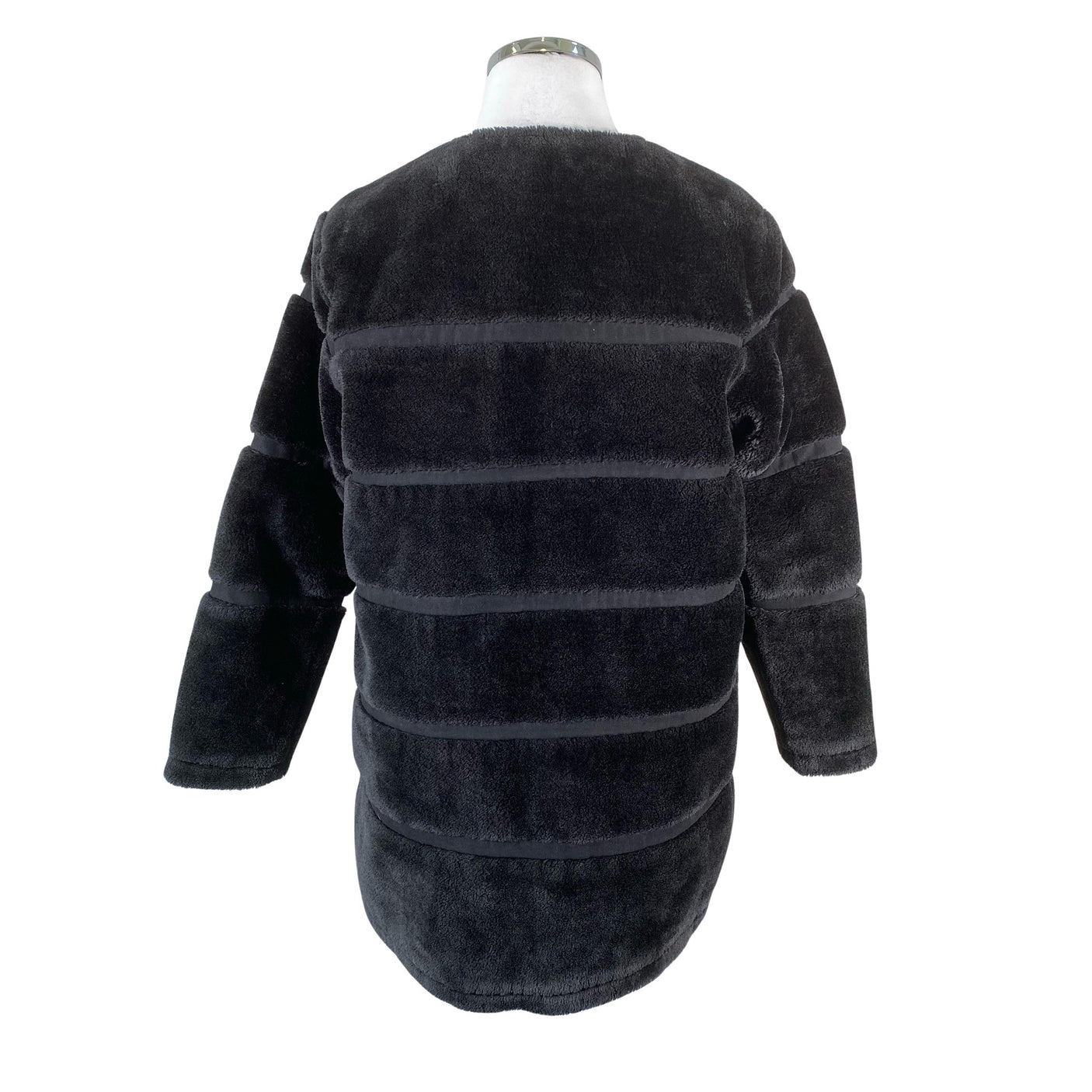 Unisex Soyaconcept - Faux fur coat, size 42 - Black (2)