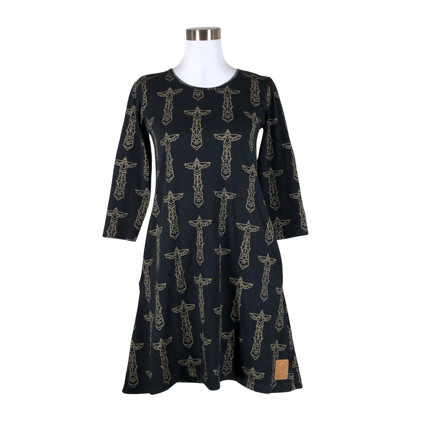 Unisex Yo Zen - Tricot dress, size 38 - Black (1)
