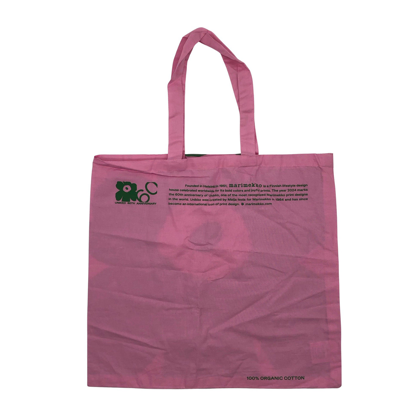 Unisex Marimekko - Shopping bag, size Maxi - Pink (2)