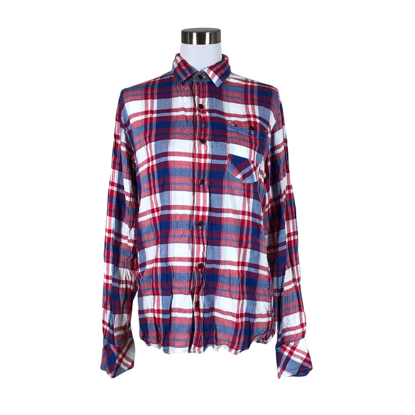 Unisex Tommy Hilfiger - Collared shirt, size 38 - Red (1)