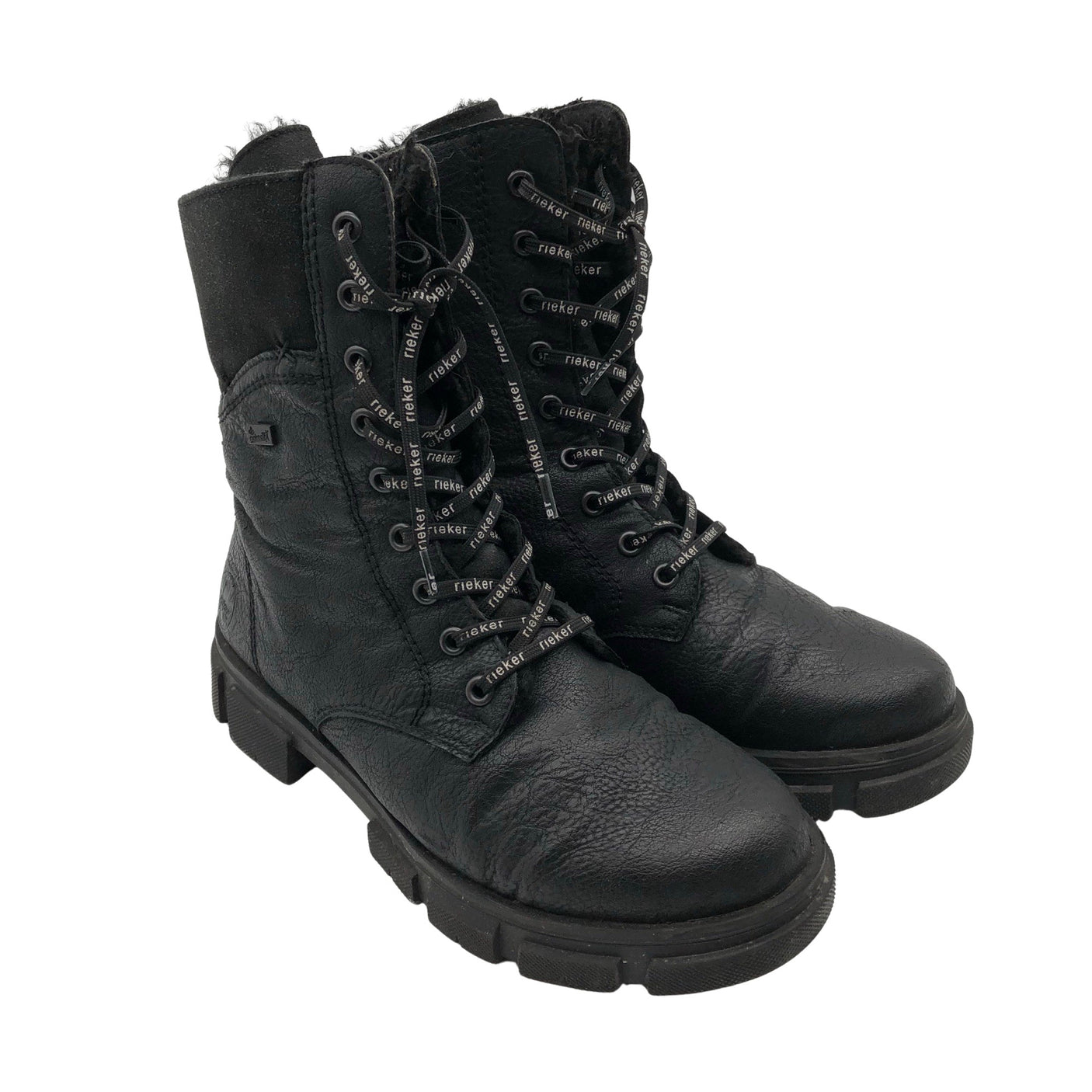 Unisex Rieker - Army boots, size 38 - Black (2)