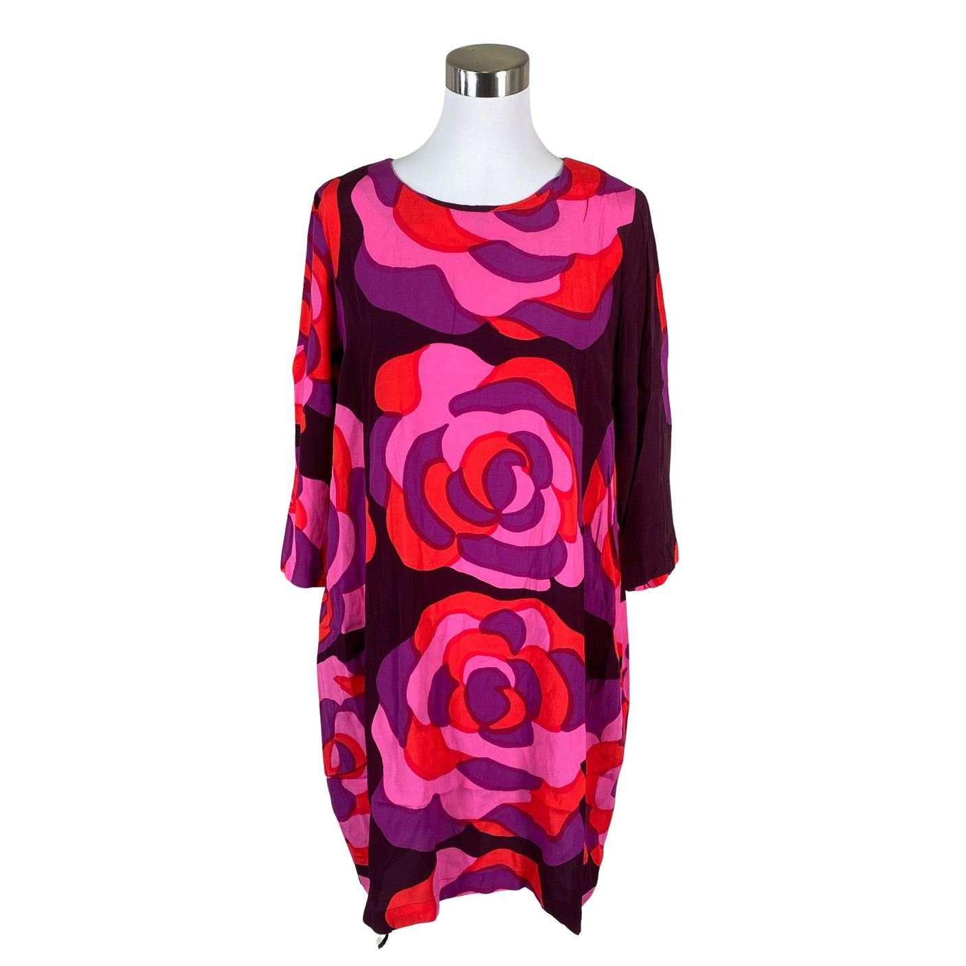 Unisex Marimekko - Schiffon dress, size 38 - Pink (1)