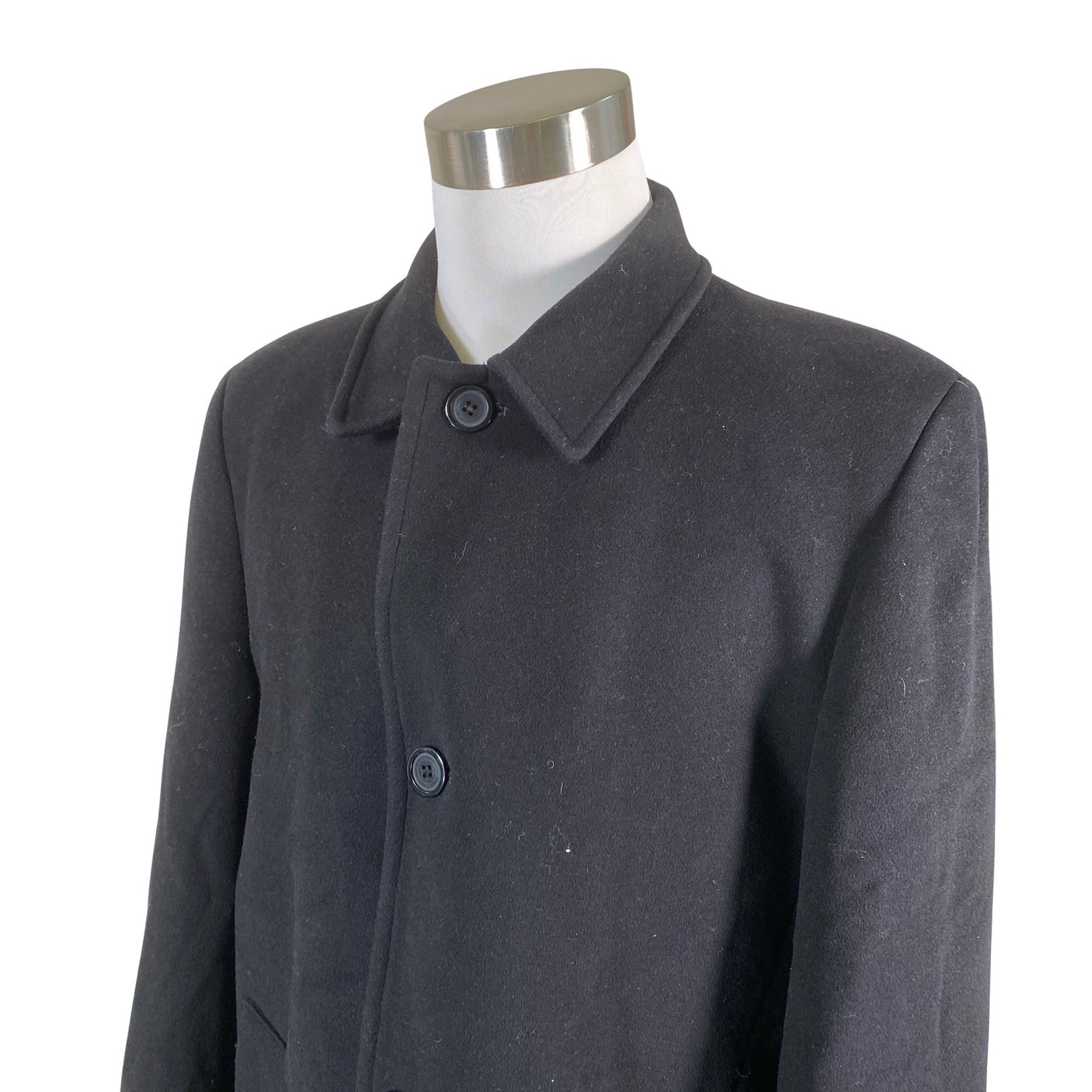 Unisex S.T.I - Wool coat, size L - Black (2)