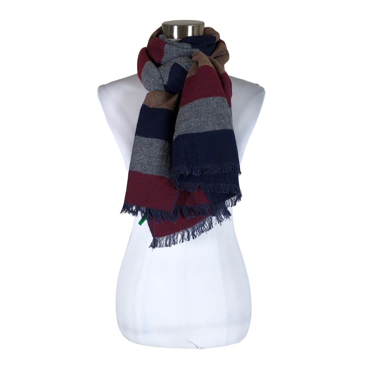 Unisex Benetton - Scarf, size Maxi - Blue (1)