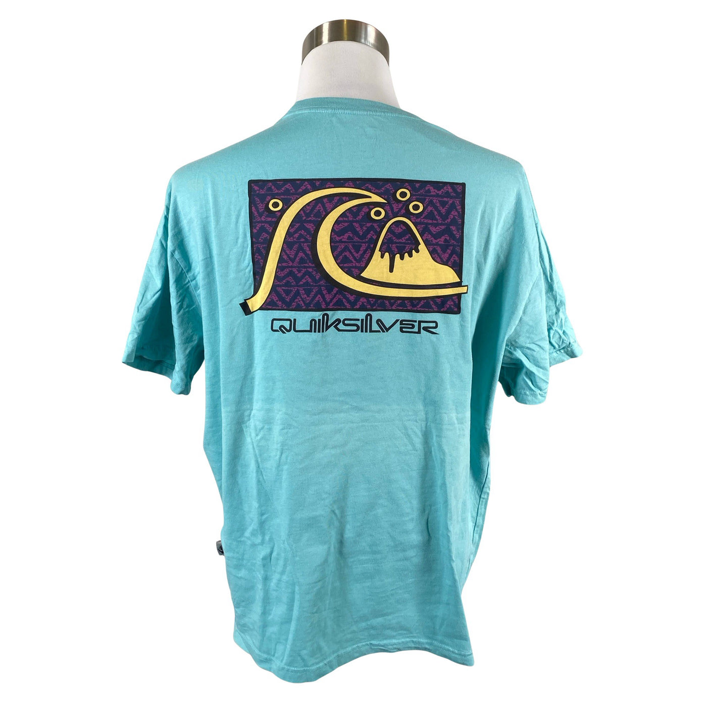 Unisex Quiksilver - T-shirt, size L - Turquoise (2)