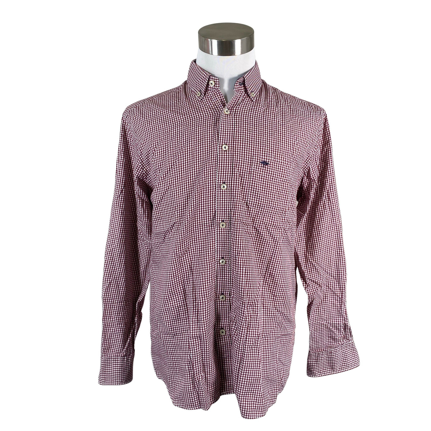 Unisex Fynch-Hatton - Collared shirt, size L - Wine red (1)