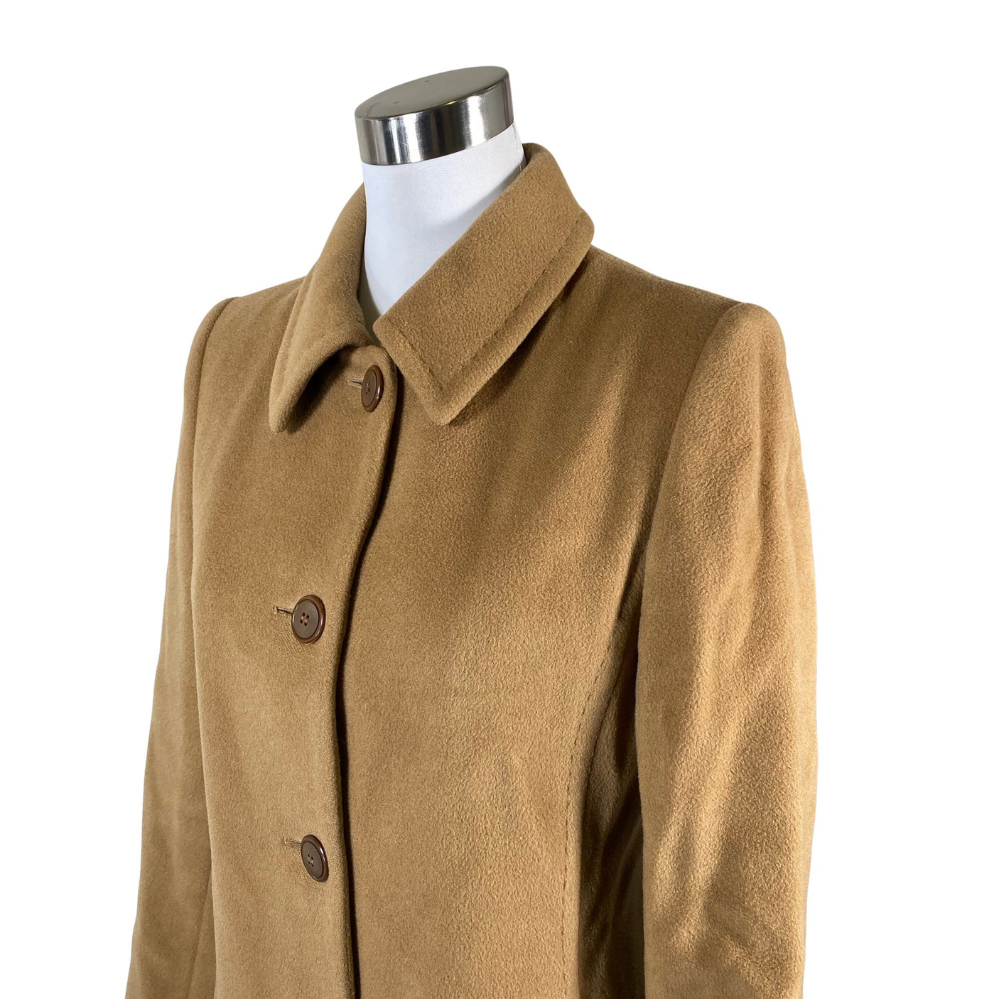 Unisex Linea - Wool coat, size 34 - Brown (2)