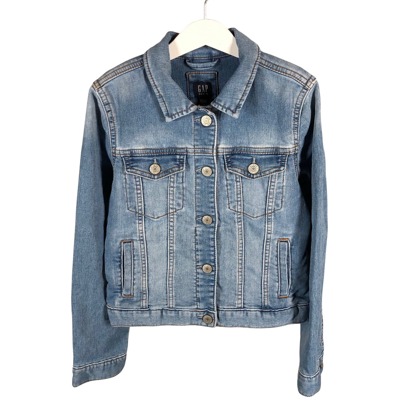Unisex Gap - Denim jacket, size 134 - 140 - Light blue (1)
