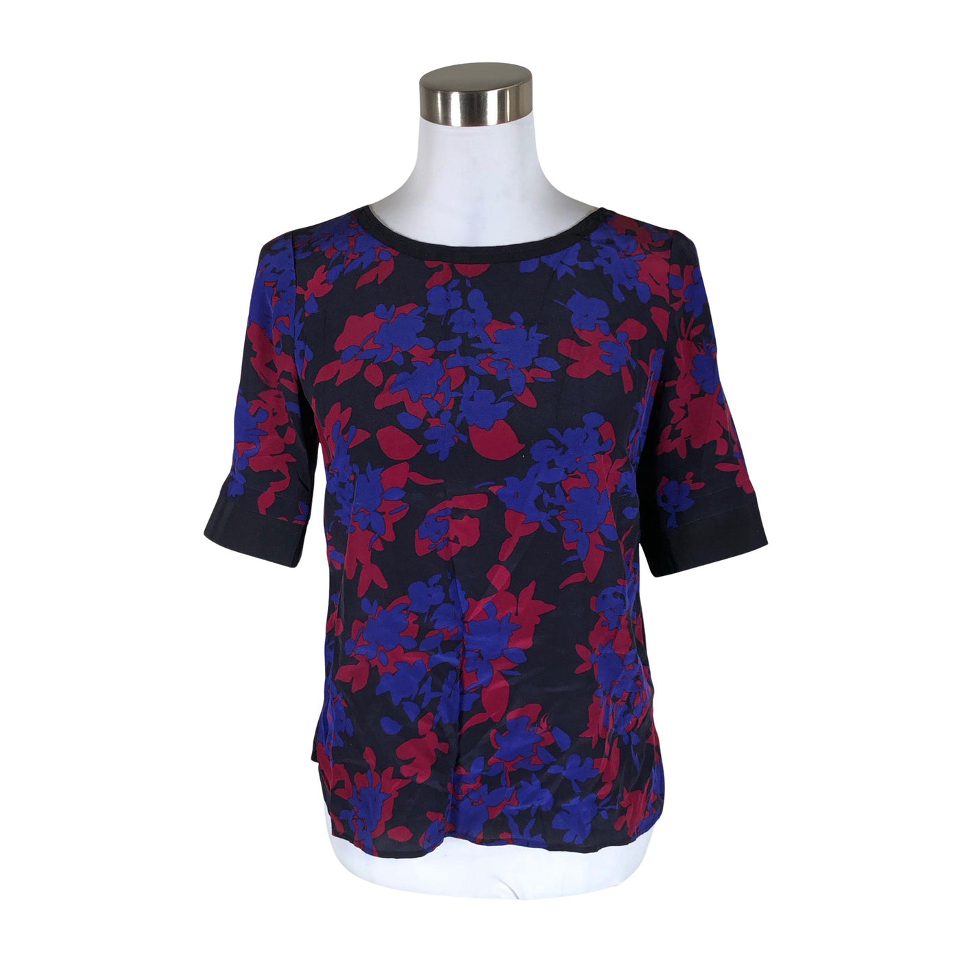 Unisex L.K.Bennett - Short-sleeved blouse, size 36 - Black (1)