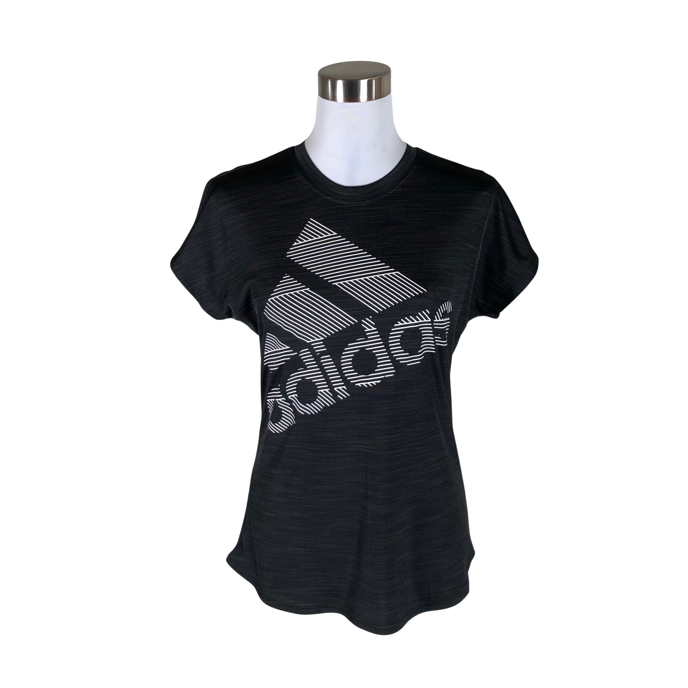 Unisex Adidas - Sports shirt, short sleeve, size 38 - Gray (1)