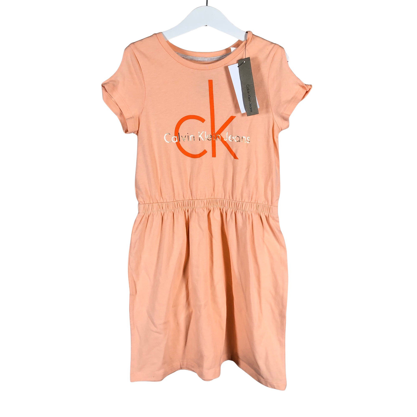 Unisex Calvin Klein Jeans - Tricot dress, size 110 - 116 - Orange (1)