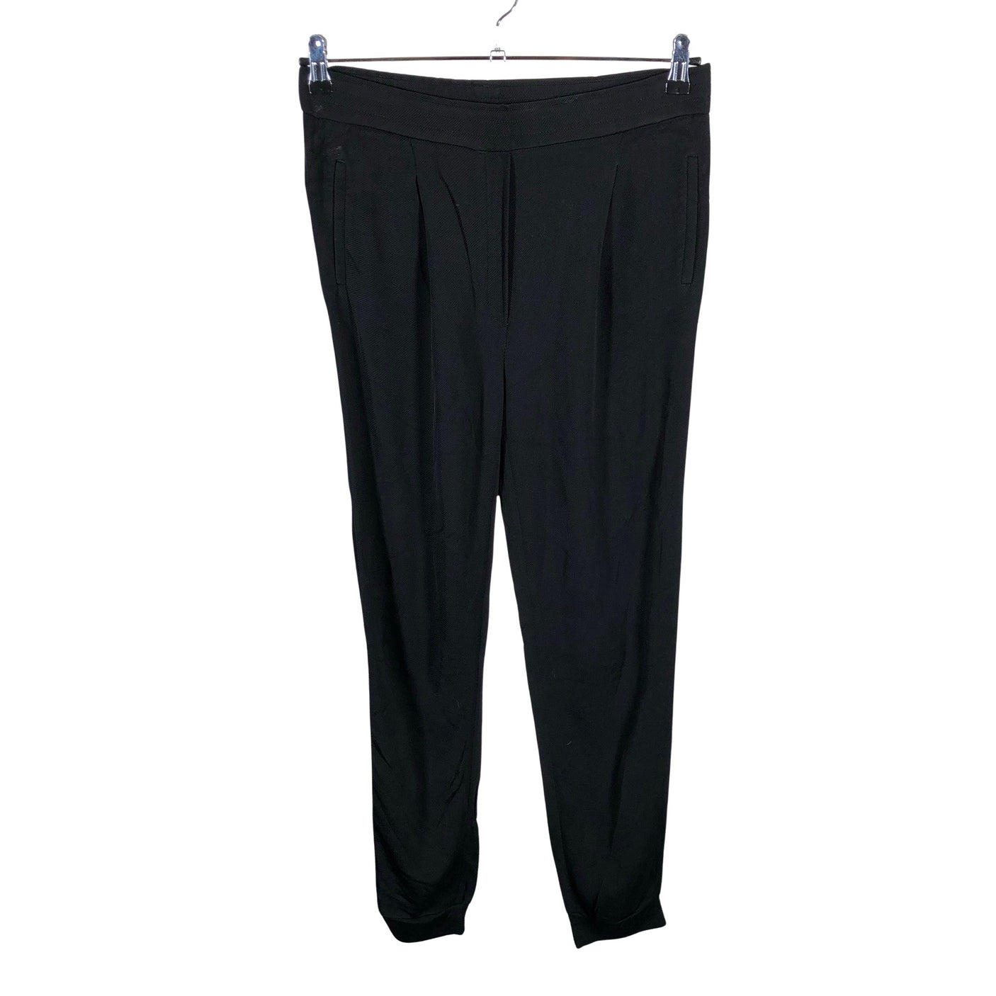 Unisex Massimo Dutti - Schiffon trousers, size 40 - Black (1)