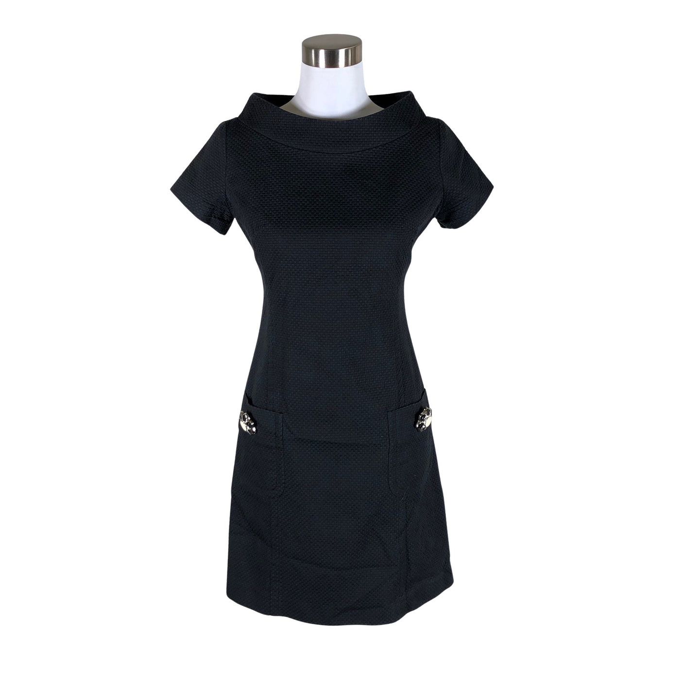 Unisex Piú & Piú - Sheath dress, size 36 - Black (1)