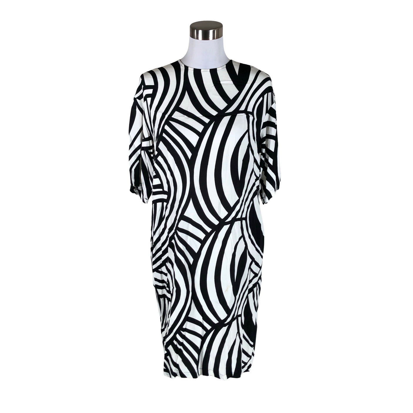 Unisex Marimekko - Schiffon dress, size 40 - Black (1)