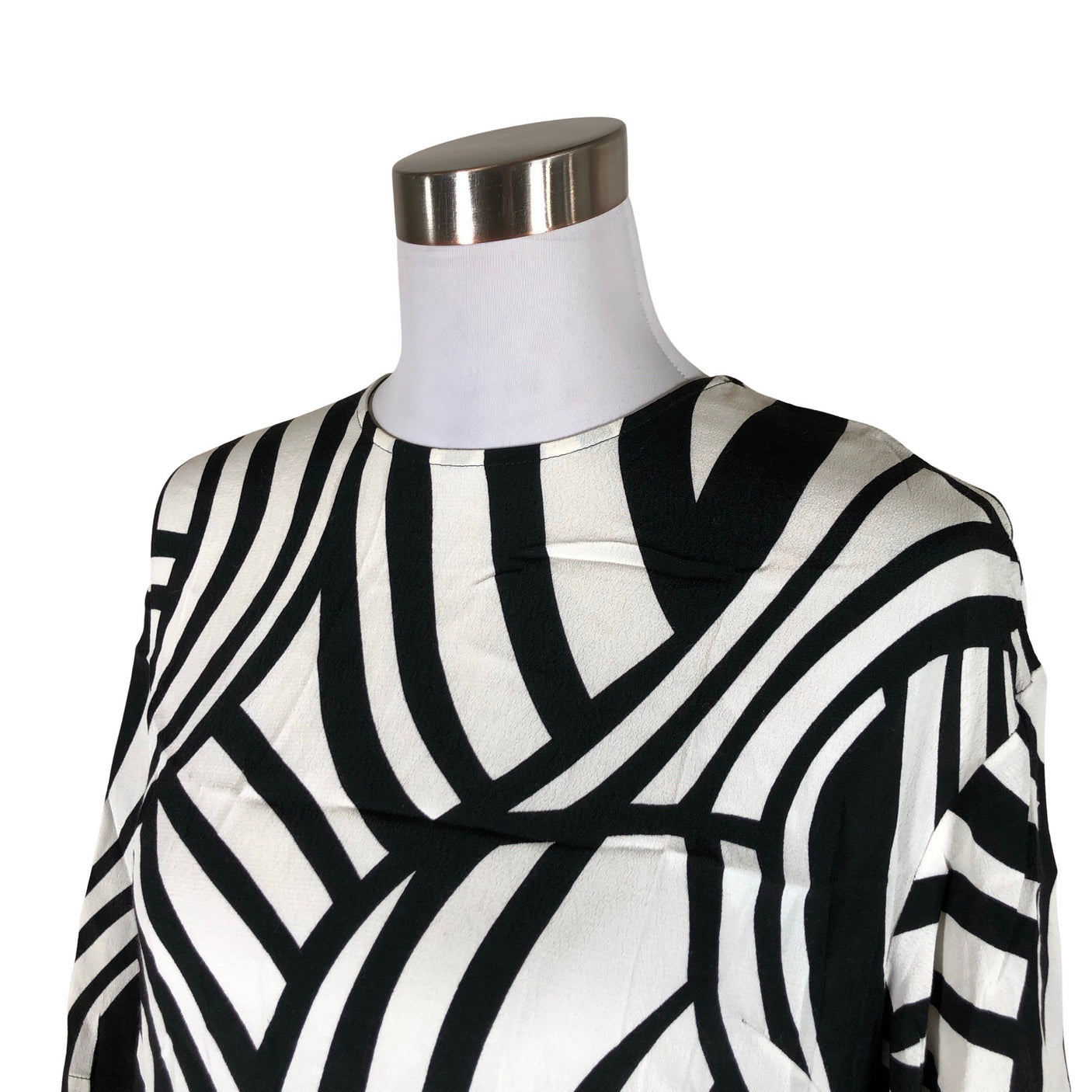 Unisex Marimekko - Schiffon dress, size 40 - Black (3)