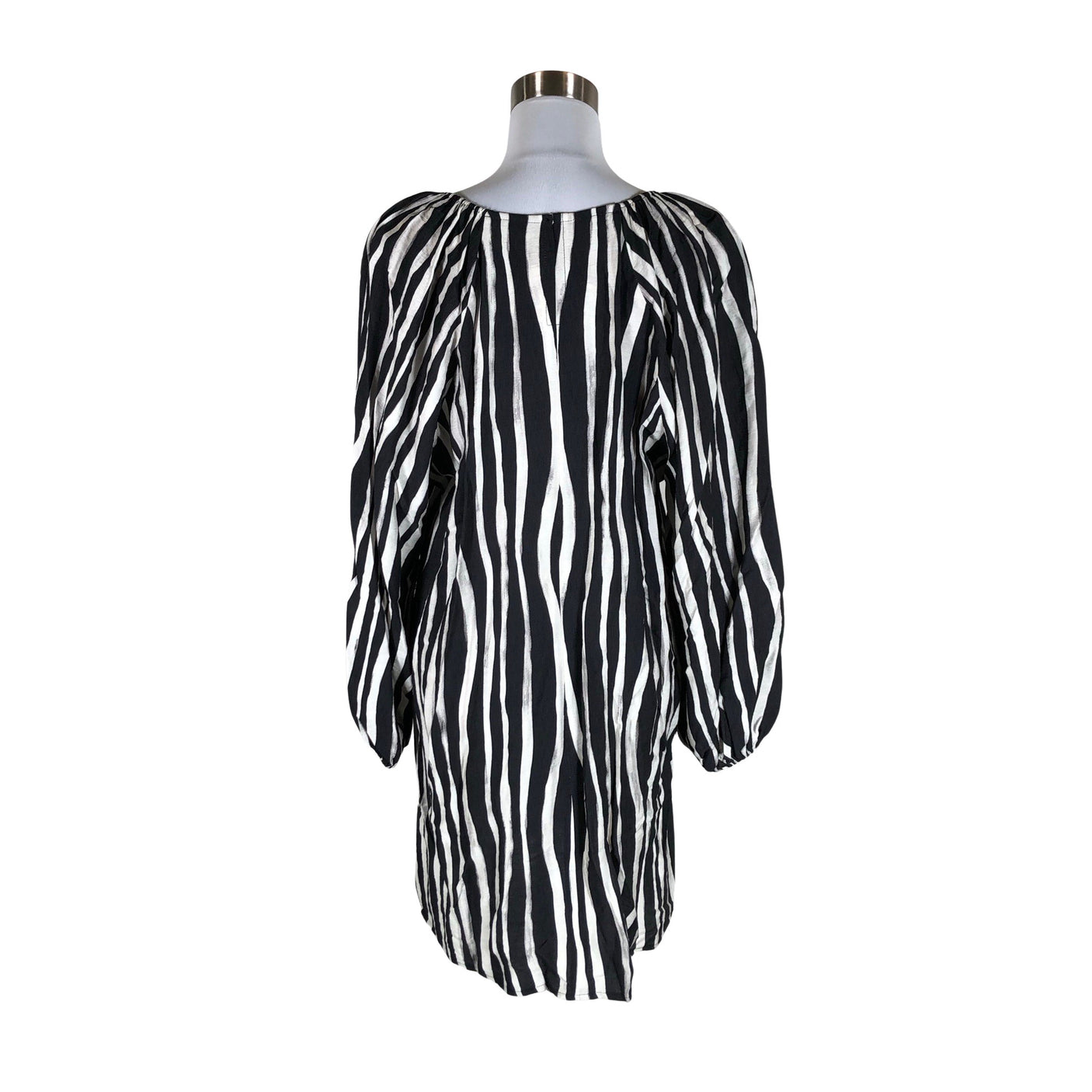 Unisex Metsola - Schiffon dress, size 38 - Black (2)