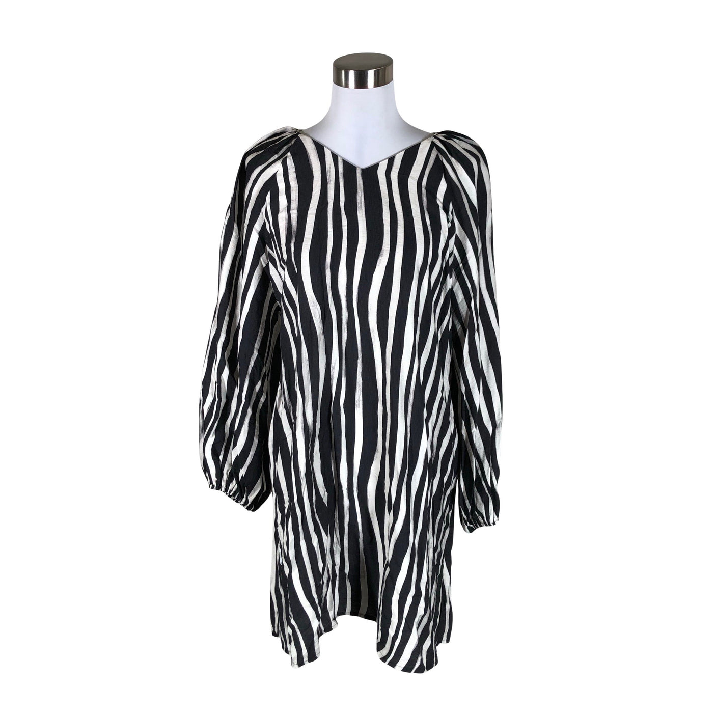 Unisex Metsola - Schiffon dress, size 38 - Black (1)