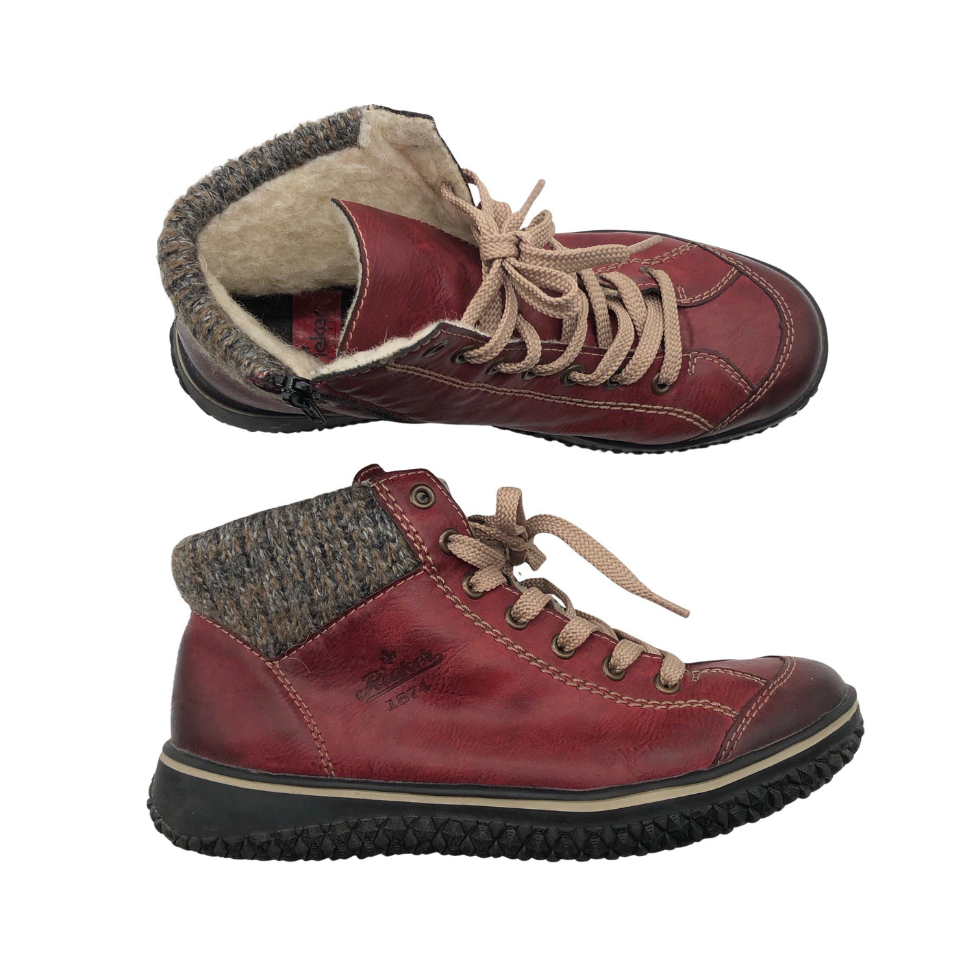Unisex Rieker - Winter shoes, size 39 - Red (1)