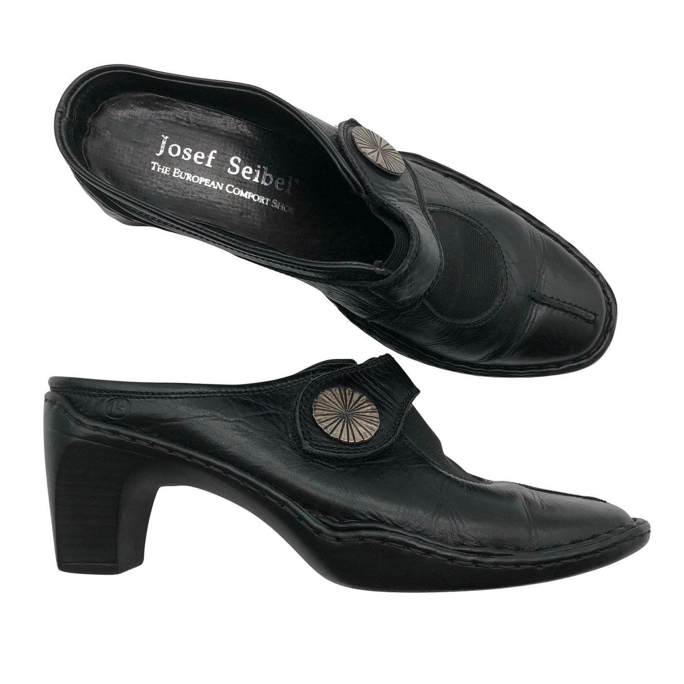 Unisex Josef Seibel - Slip-on shoes, size 37 - Black (1)