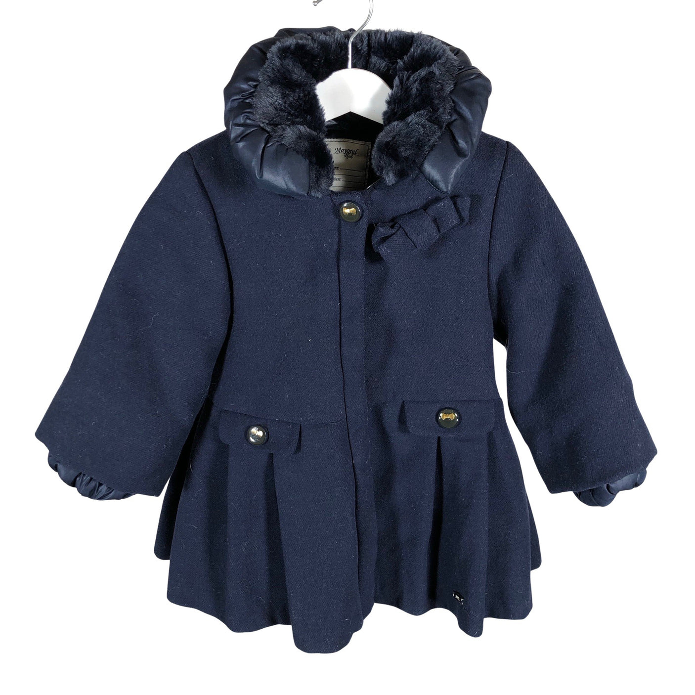 Unisex Mayoral - Wool coat, size 92 - 98 - Blue (1)